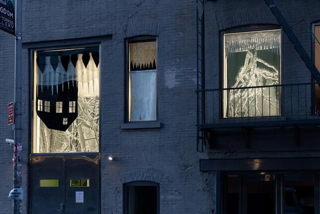 Leigh Tarentino, The Night Hours (Window Installation) at Mixed Greens, photo 3