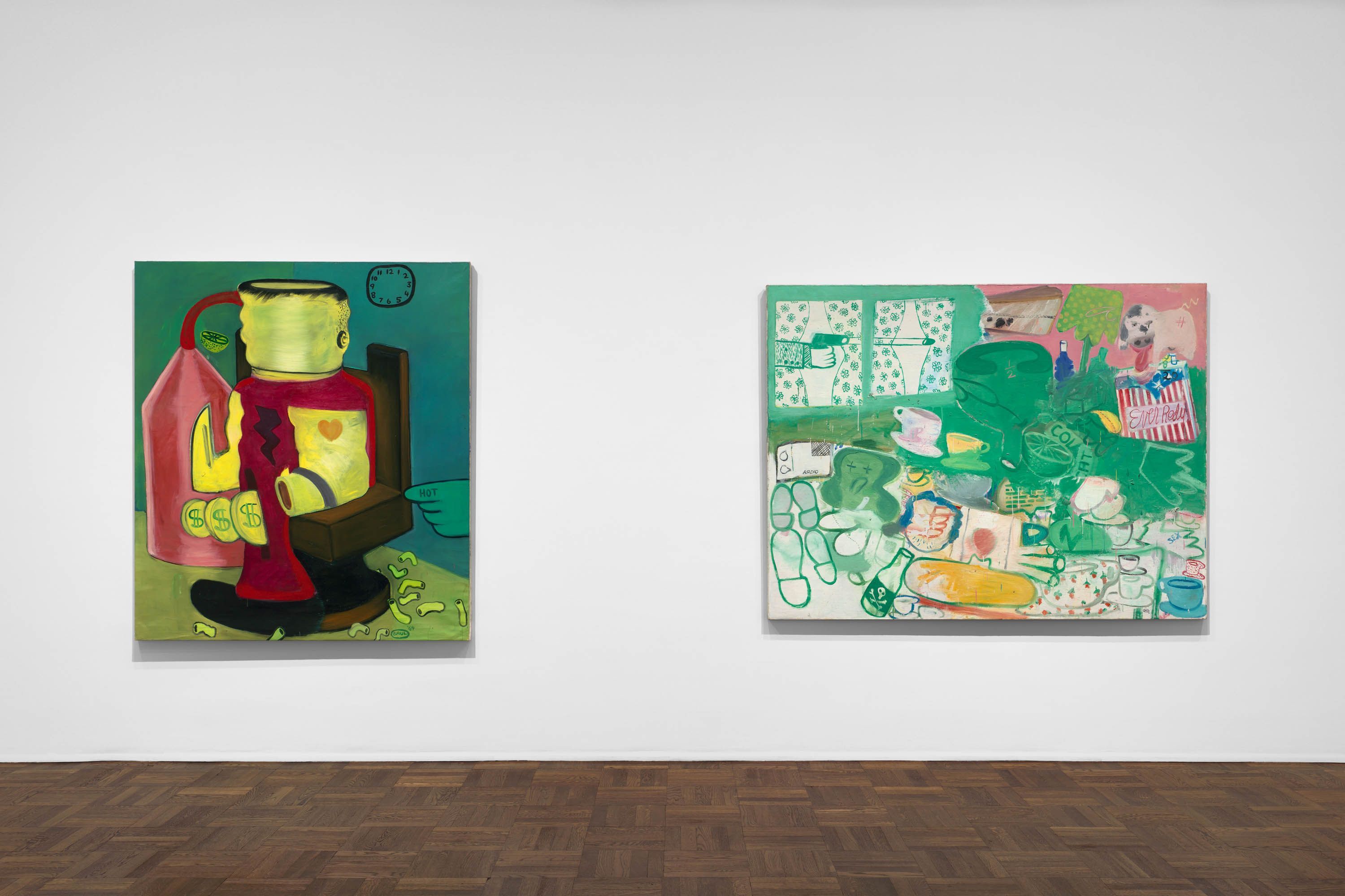 Peter Saul, Murder in the Kitchen, Early Works at Michael Werner, photo 3