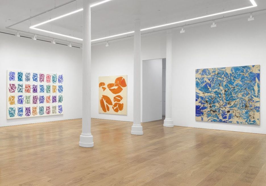 Simon Hantaï, Unfolding at Timothy Taylor, photo 2