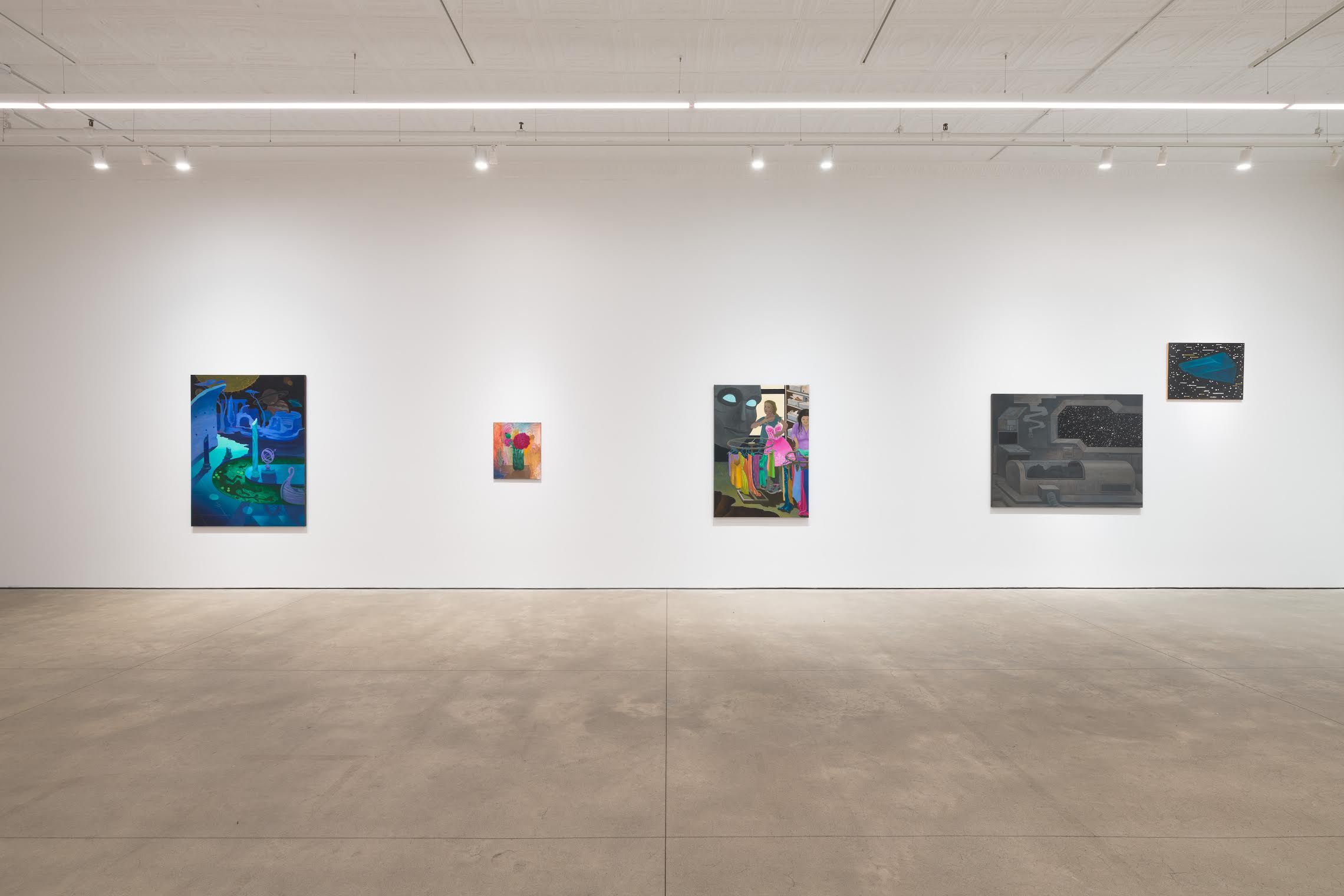 Hortensia Mi Kafchin, Paintings Made for Aliens Above at P·P·O·W, photo 3