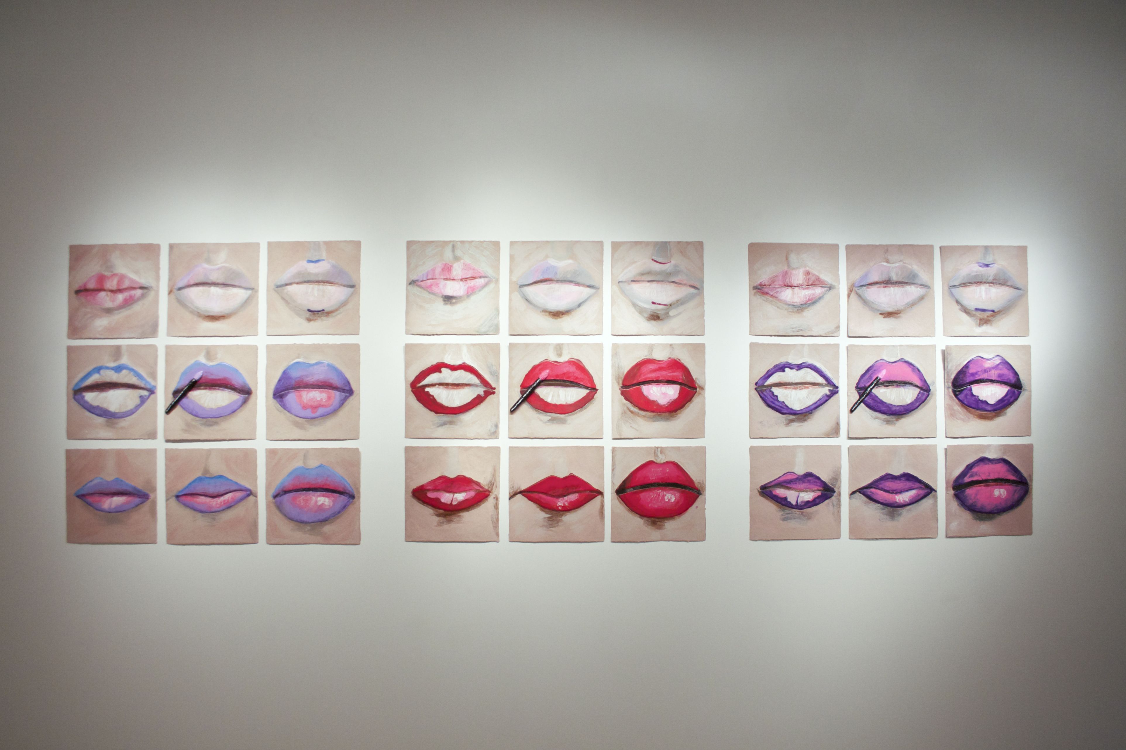 Gina Beavers & Brock Enright, Paper Variables at Dieu Donné, photo 3