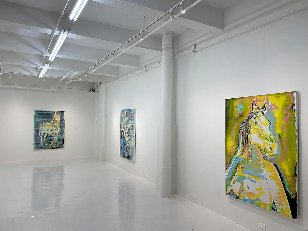Ebenezer Singh, Horseplay at Rosebud Contemporary, photo 2