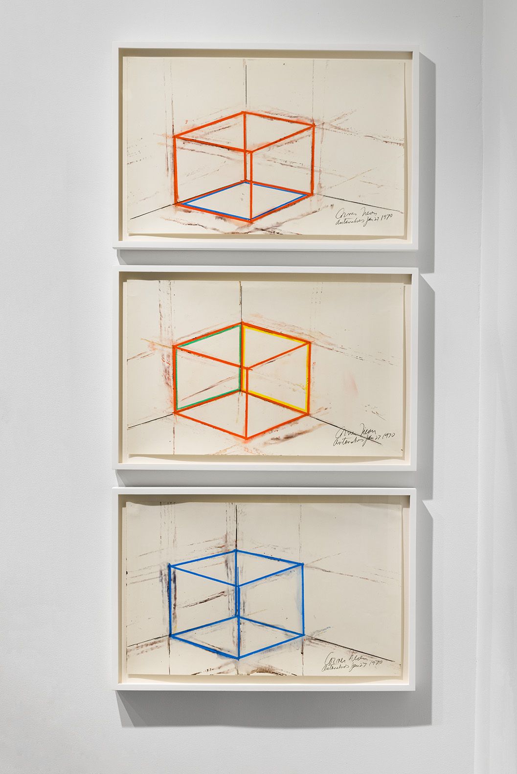 Stephen Antonakos, Project Drawings, 1967-73 at Bookstein Projects, photo 6