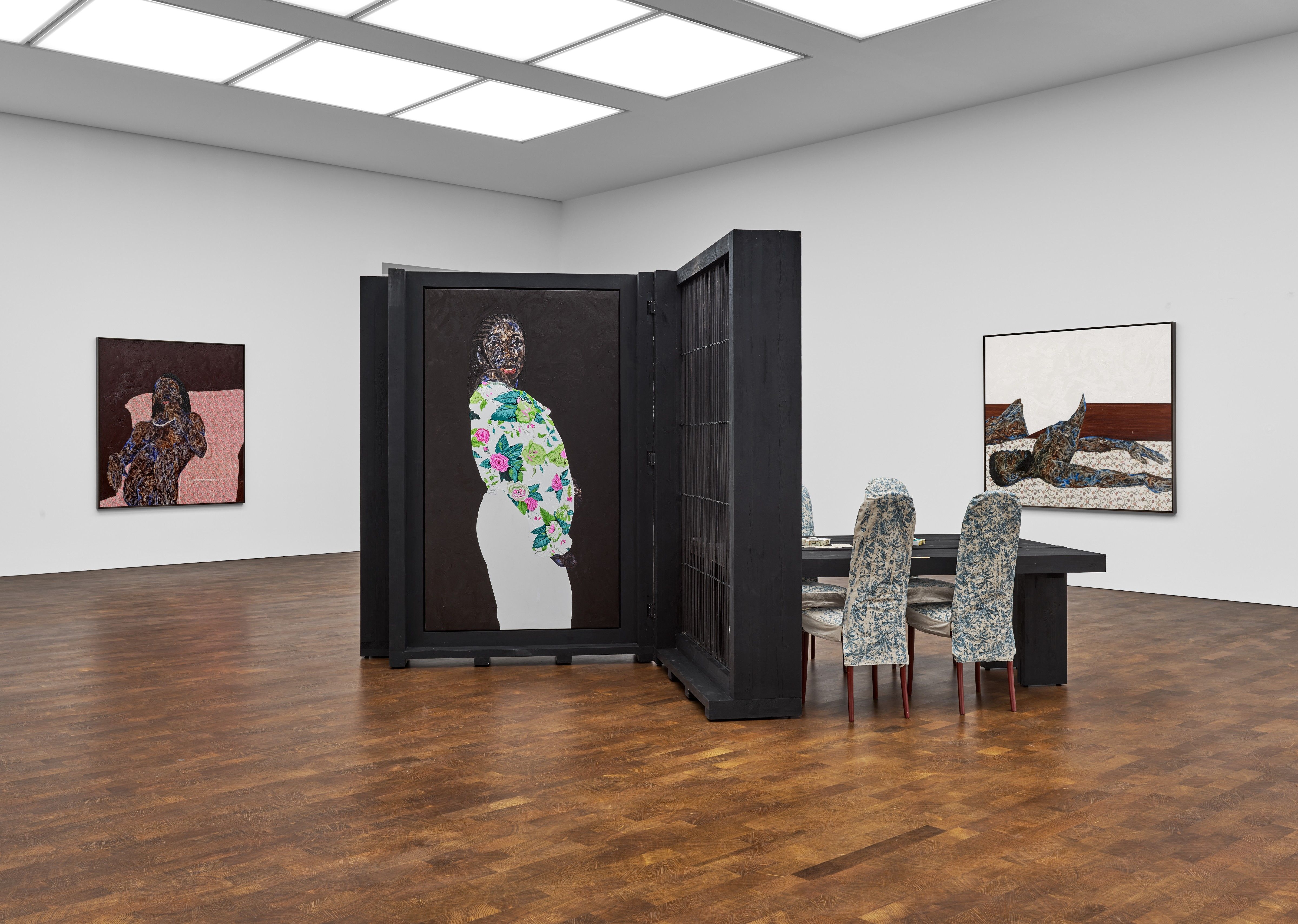 Amoako Boafo, I Do Not Come to You by Chance at Gagosian, photo 3