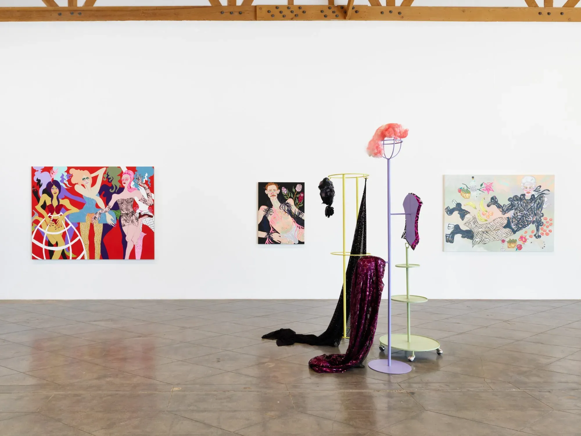 Constance Tenvik, Aloof Periwigs at Anat Ebgi, photo 2