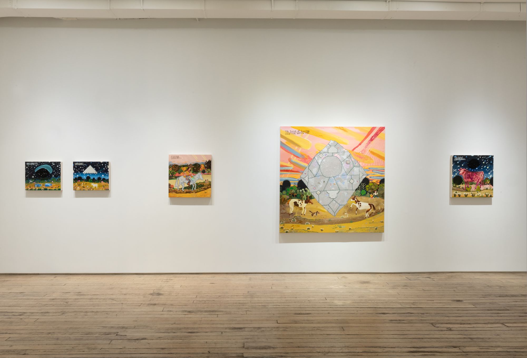 Esther Pearl Watson, Guardian of Eden at Andrew Edlin, photo 4
