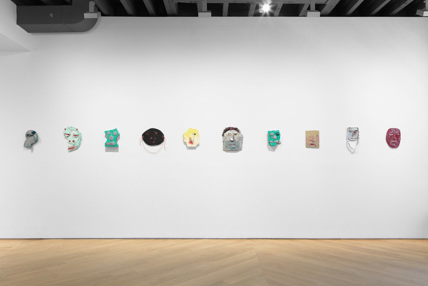 Nicole Eisenman, Faces: Painted Reliefs at Anton Kern, photo 2