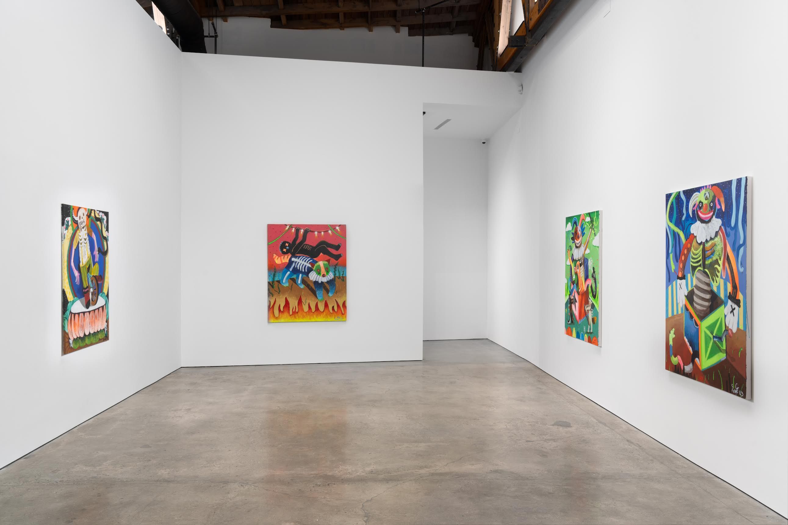 Adlane Samet, We Are Clowns at Over the Influence, photo 2