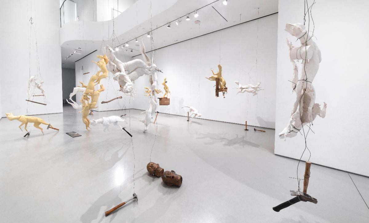Bruce Nauman, Begin Again at Sperone Westwater, photo 2