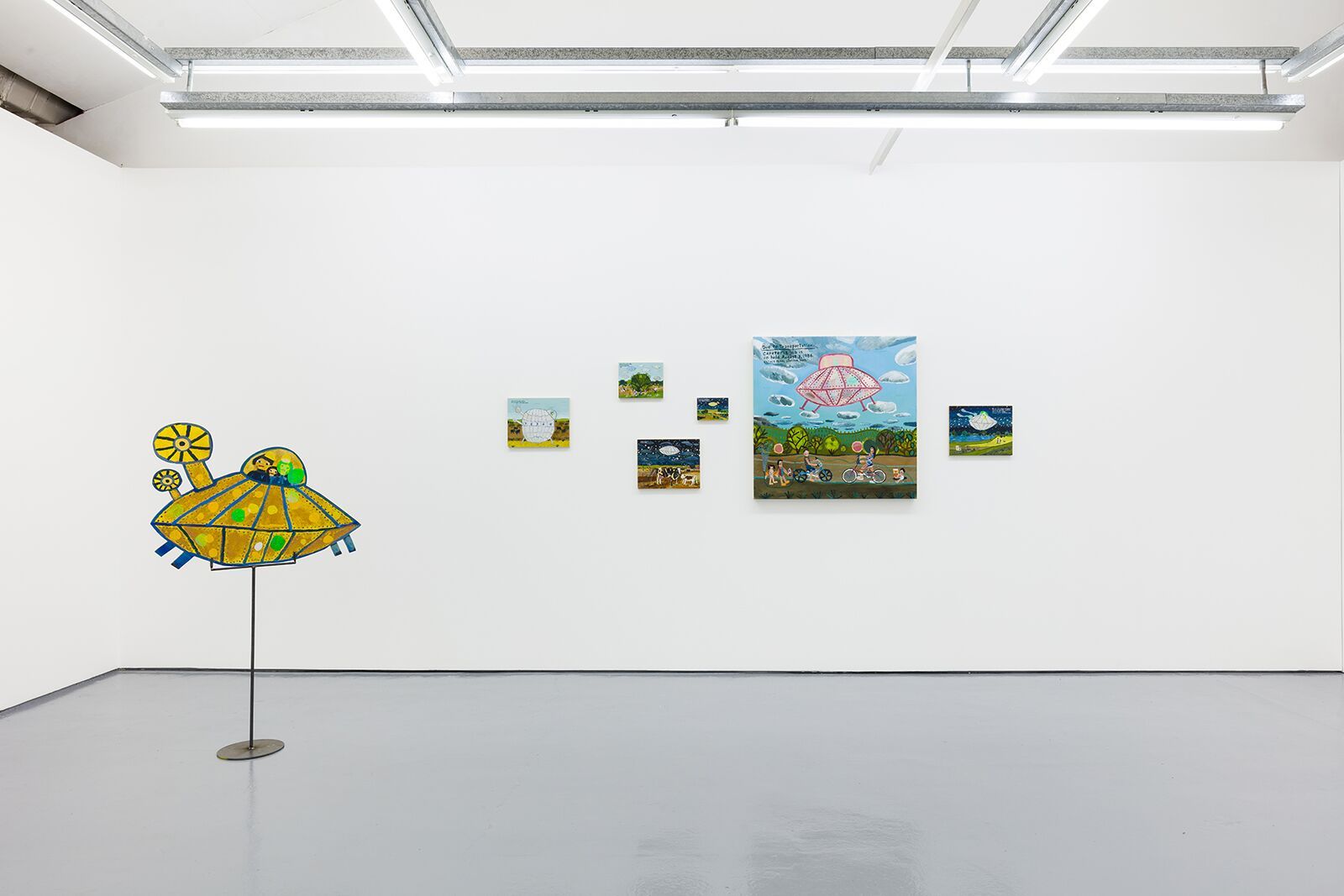 Esther Pearl Watson, Mothership at Maureen Paley, photo 3