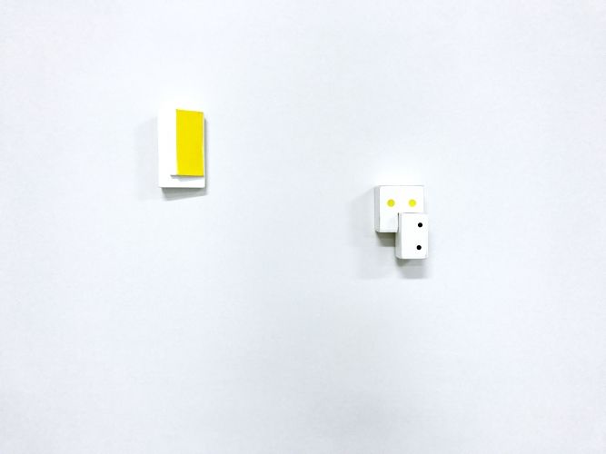 David Goerk, Paul Pagk, Marjorie Welish, Goerk, Pagk, Welish at Art 3, photo 7