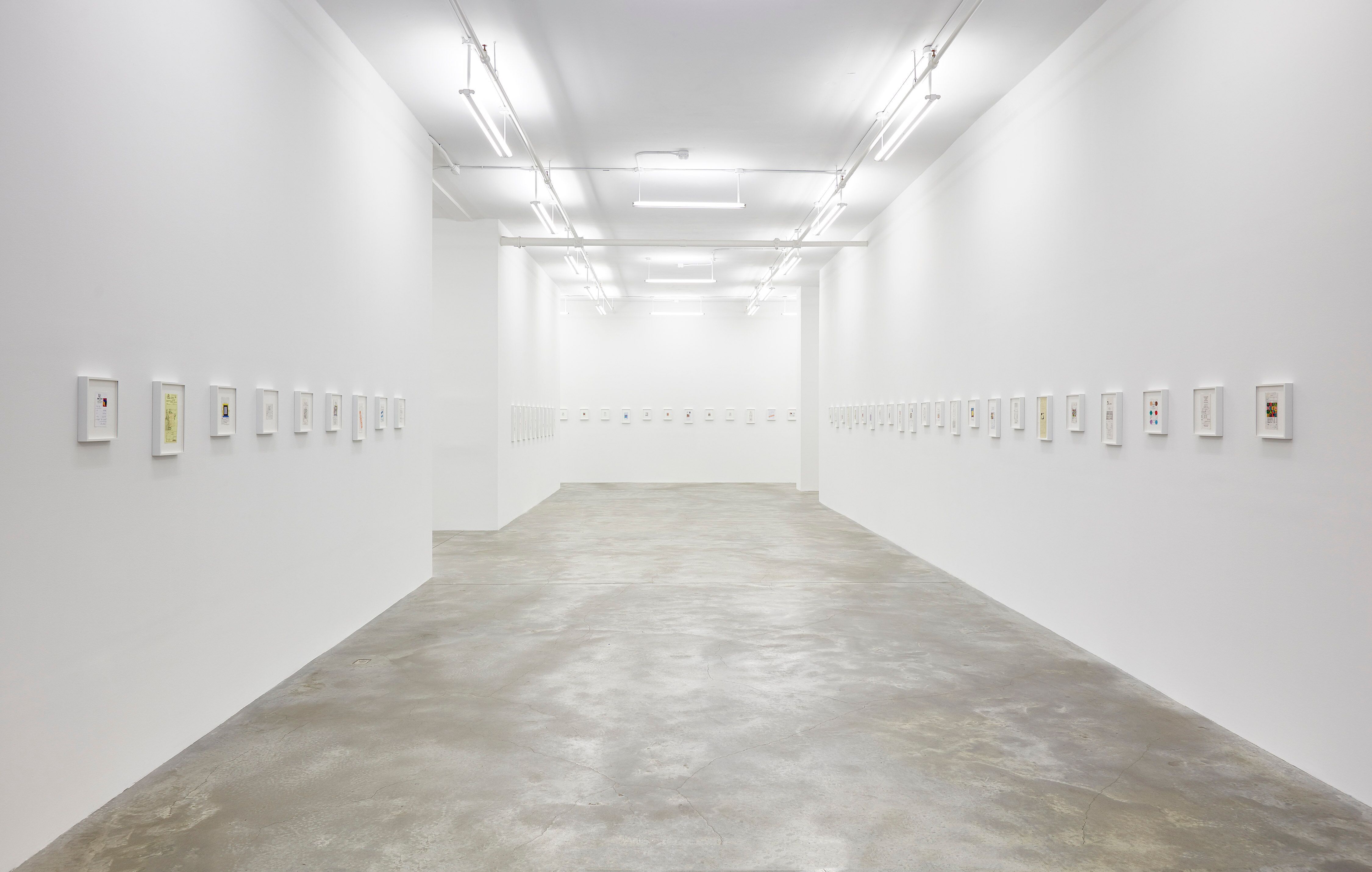 Jonathan Monk, Restaurant Drawings at Casey Kaplan, photo 4