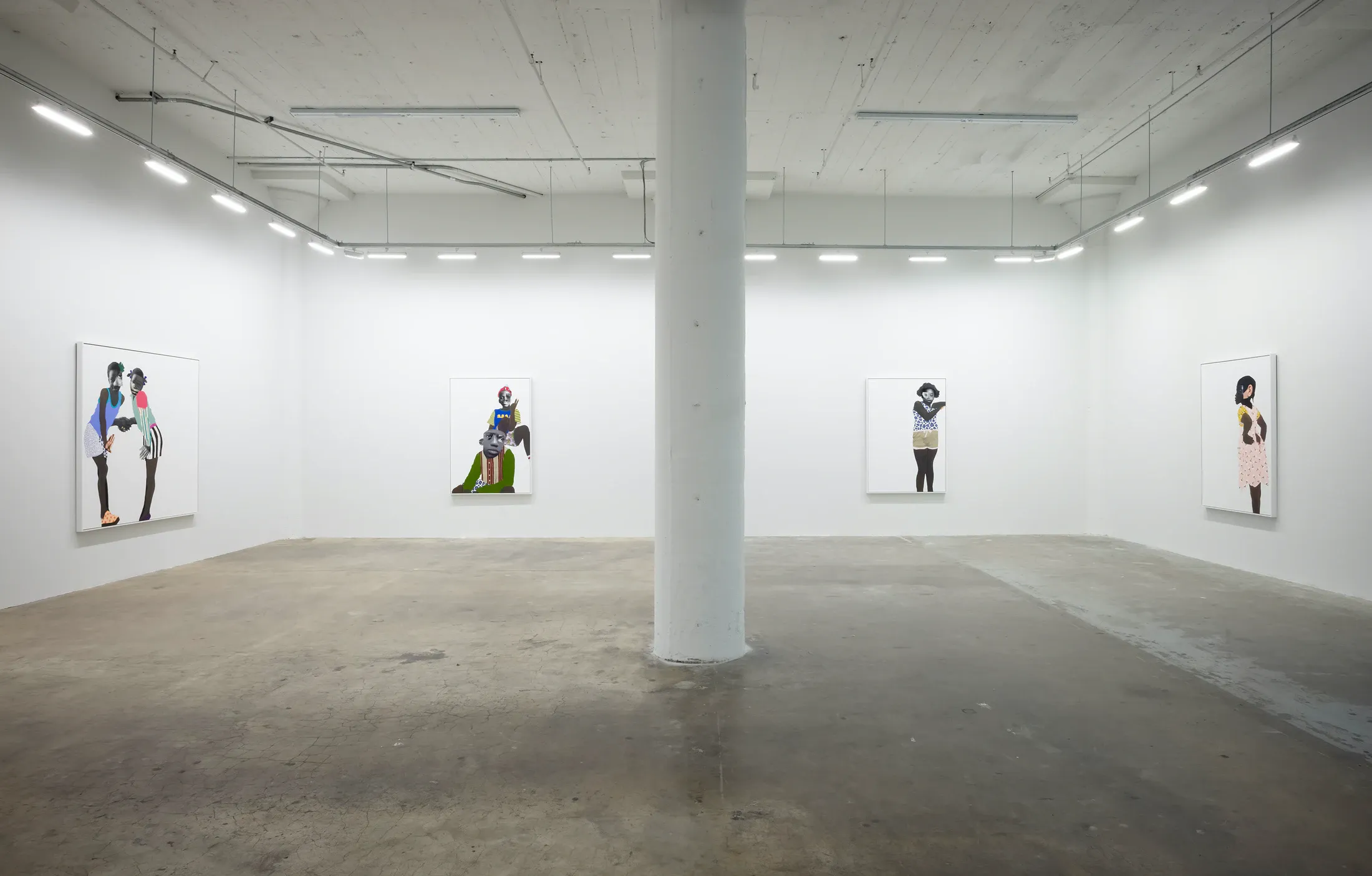 Deborah Roberts, O' Say Can't You See at Vielmetter, photo 2