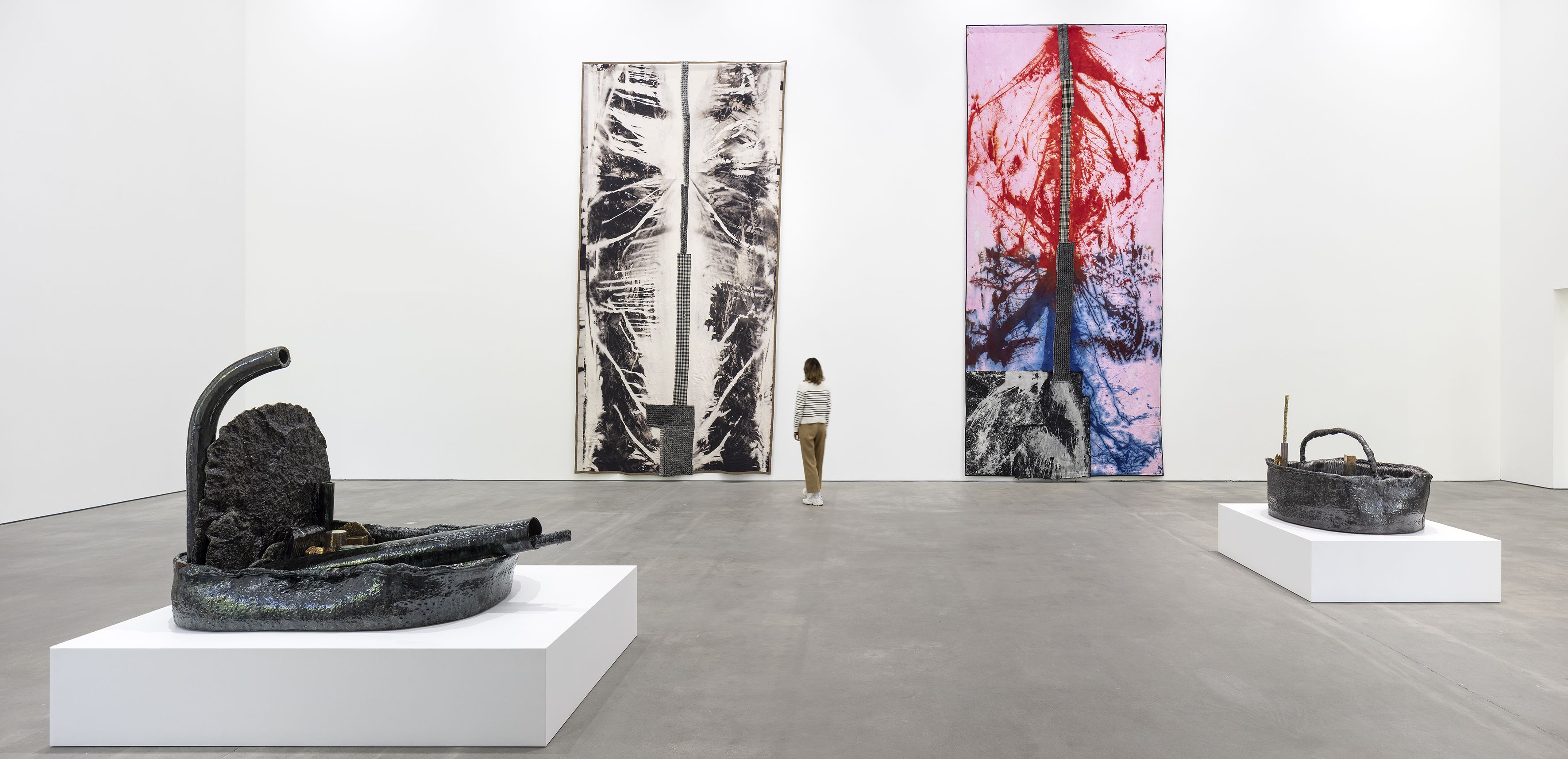 Sterling Ruby, In Warm Shroud. Kissing the Bloom Crux. A Frost Window. at Sprüth Magers, photo 2