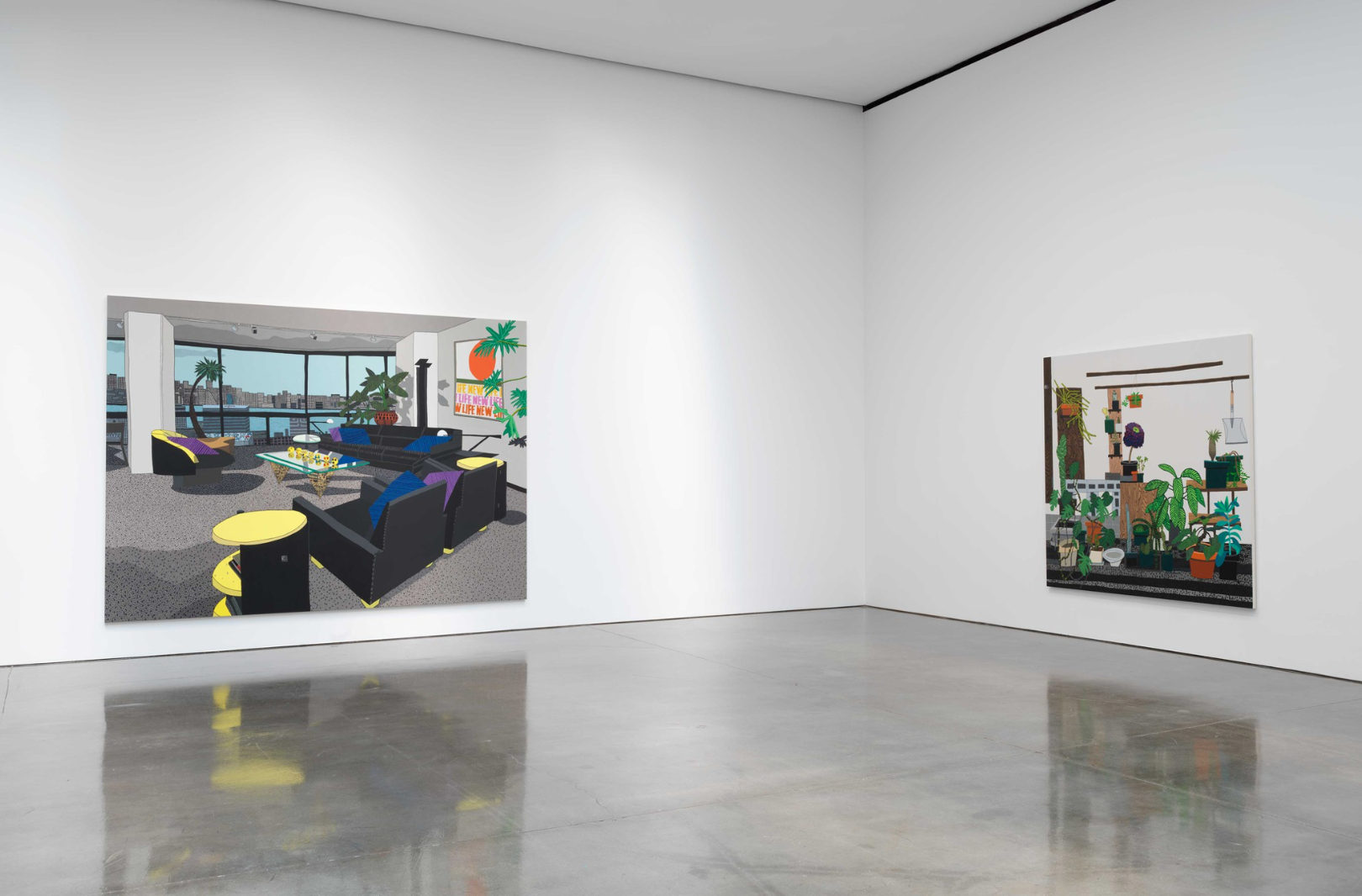 Jonas Wood, Jonas Wood at Gagosian, photo 6