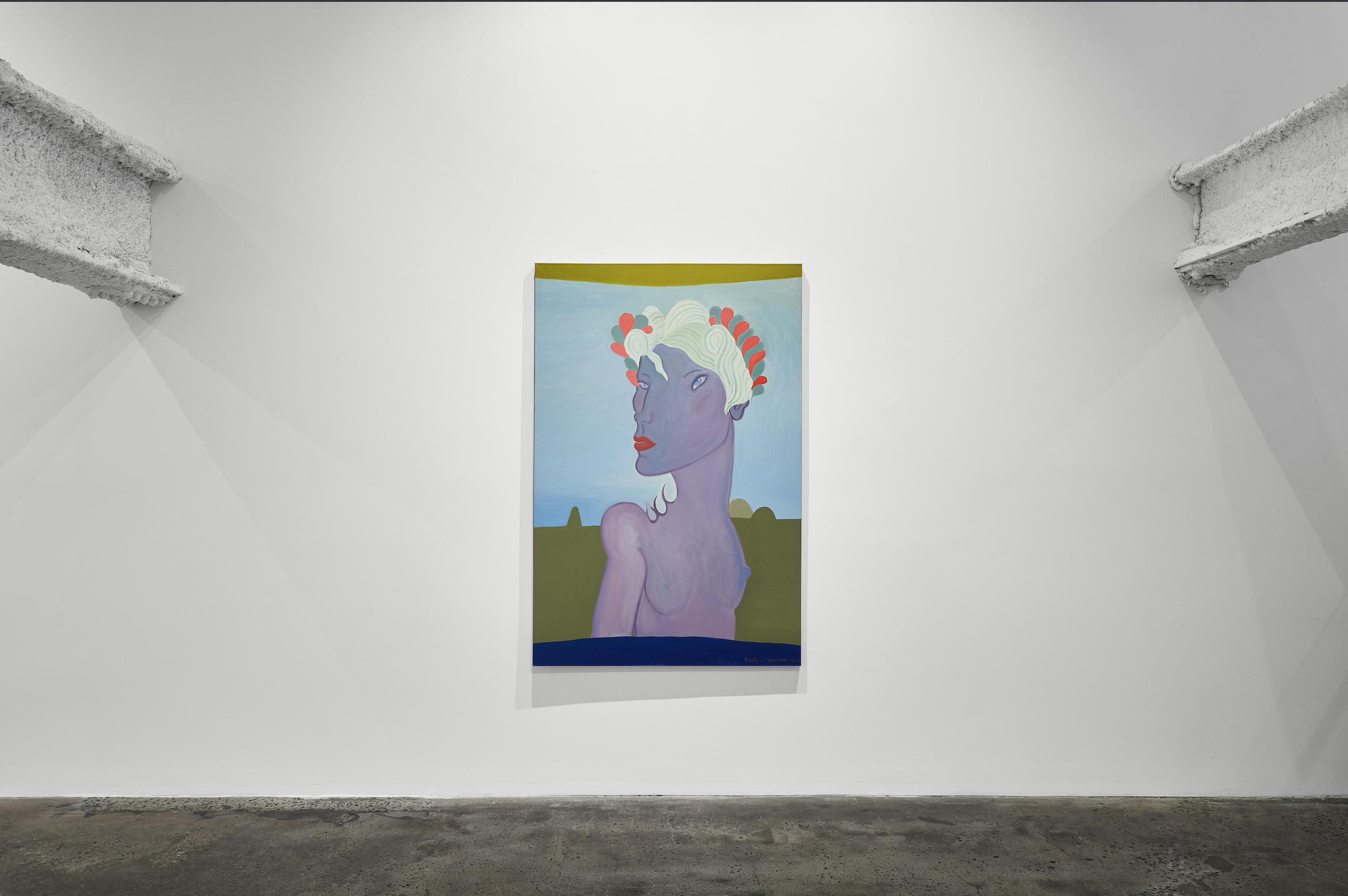 Barbara Nessim, Stargirl at Malin Gallery, photo 2