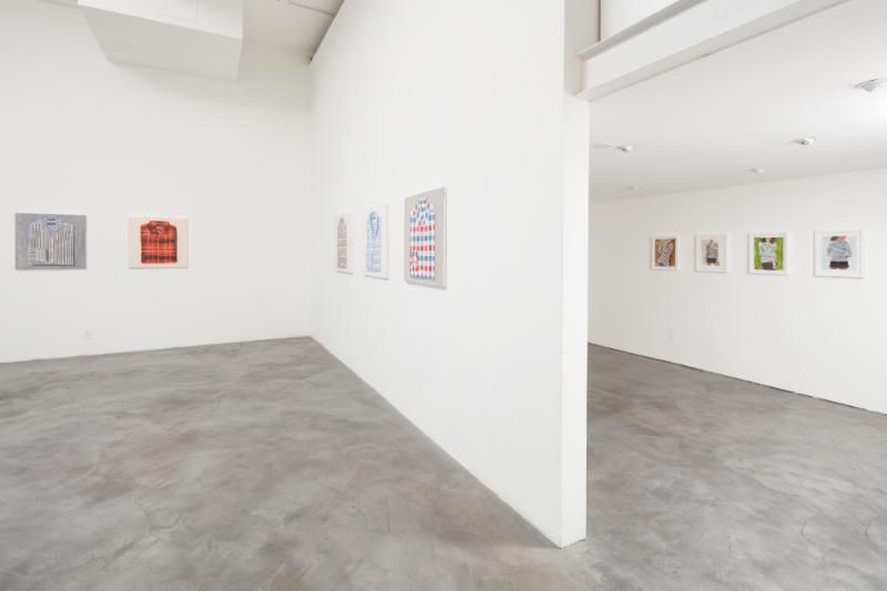 Walter Robinson, Shirt Paintings at Charlie James Gallery, photo 3