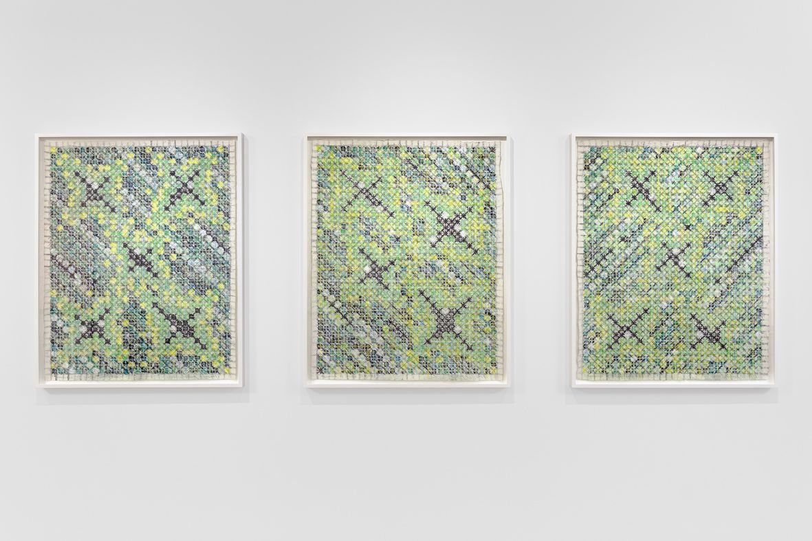 Ding Yi, Lightscapes at Timothy Taylor, photo 6