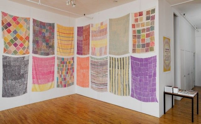 Polly Apfelbaum, A Handweaver’s Pattern Book at Clifton Benevento, photo 2