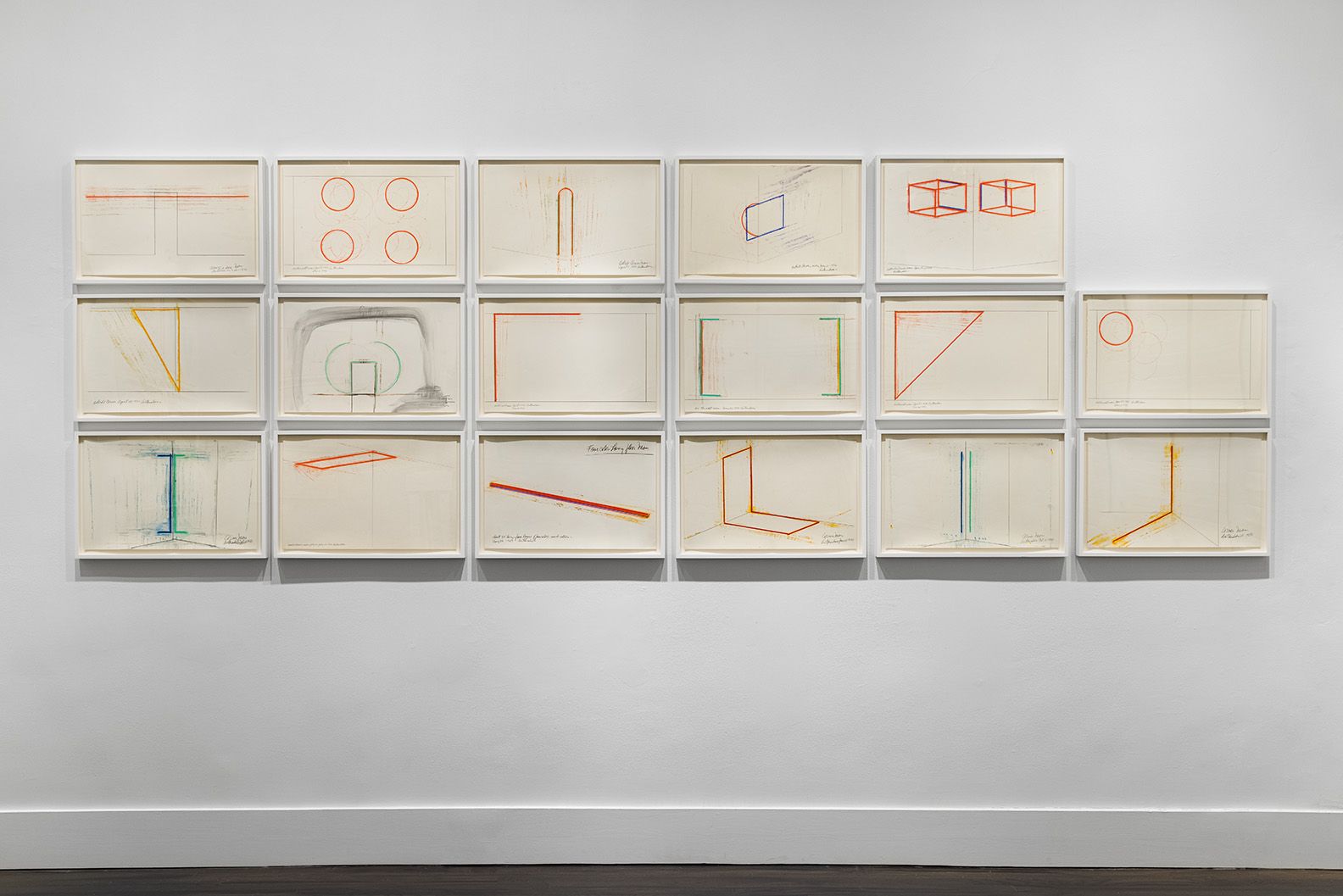 Stephen Antonakos, Project Drawings, 1967-73 at Bookstein Projects, photo 7