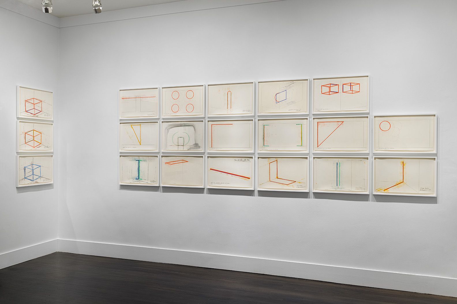 Stephen Antonakos, Project Drawings, 1967-73 at Bookstein Projects, photo 5