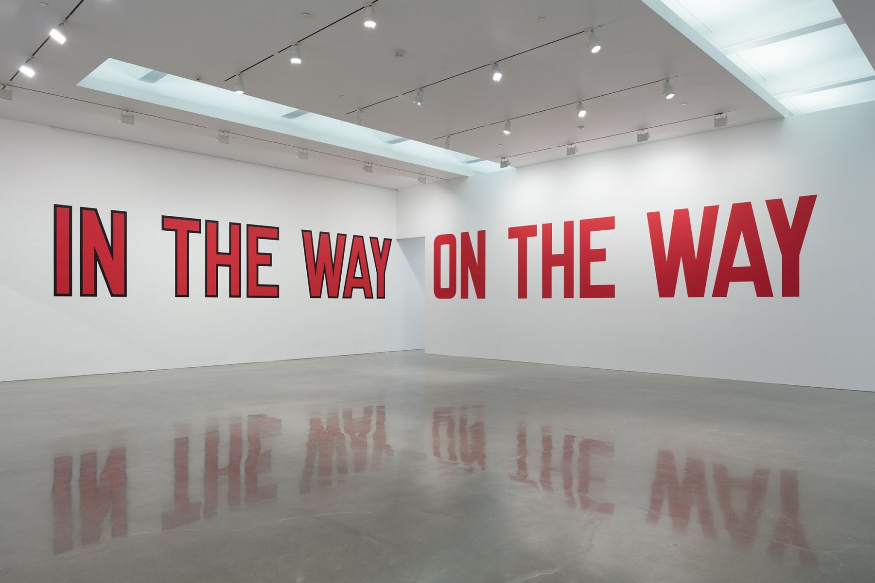 Lawrence Weiner, ON VIEW at Regen Projects, photo 3