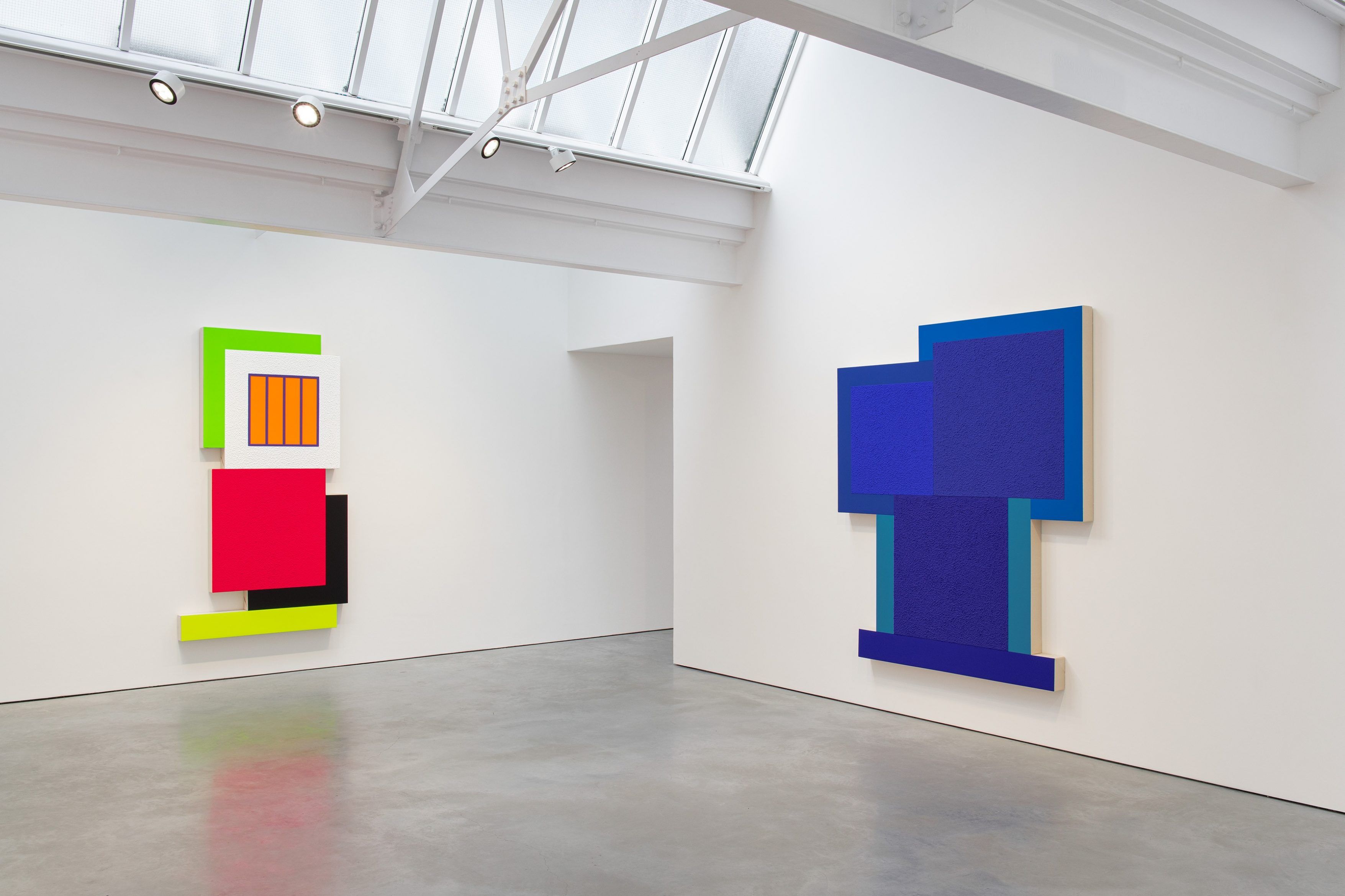 Peter Halley, New Paintings at Modern Art, photo 2