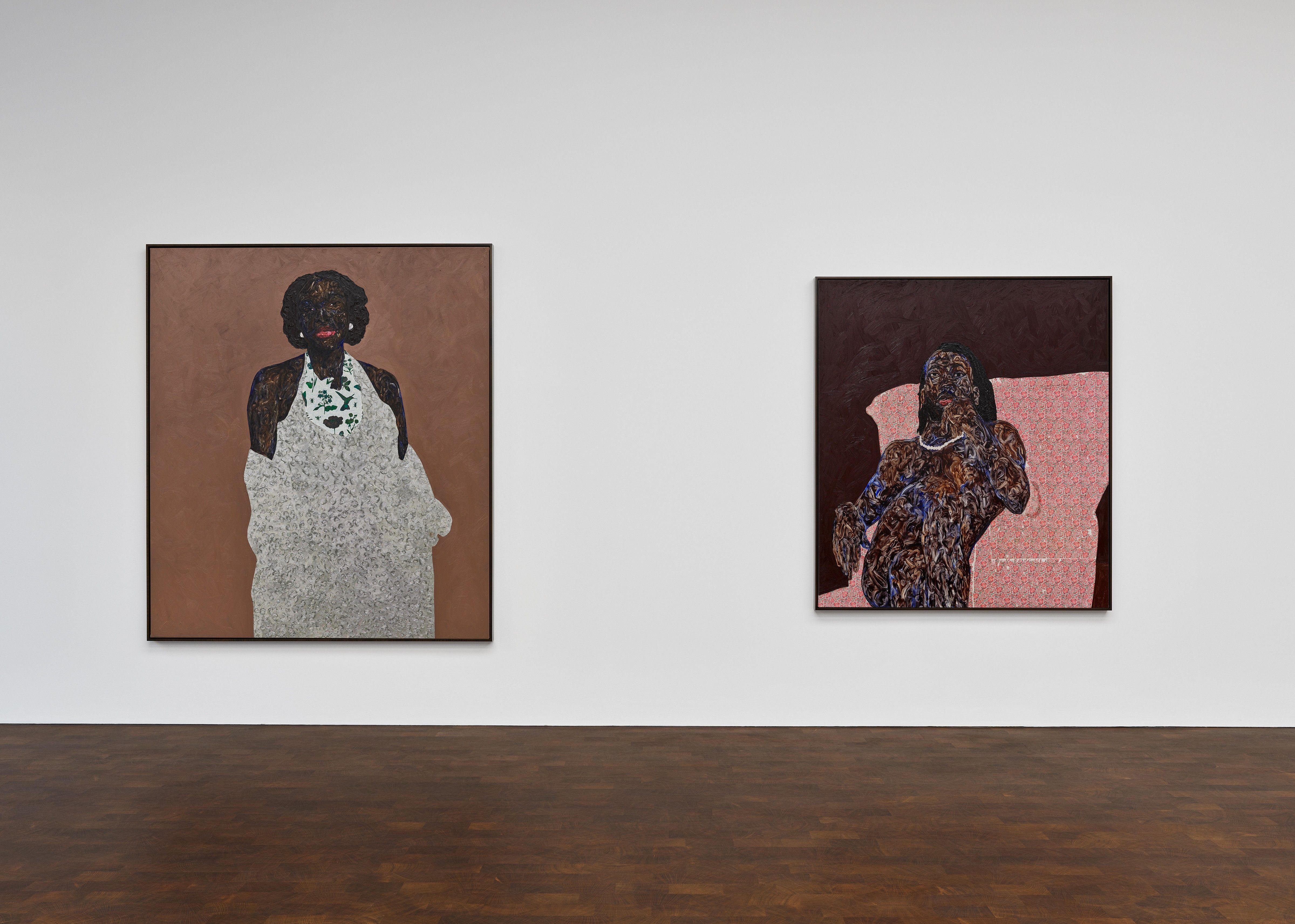 Amoako Boafo, I Do Not Come to You by Chance at Gagosian, photo 2