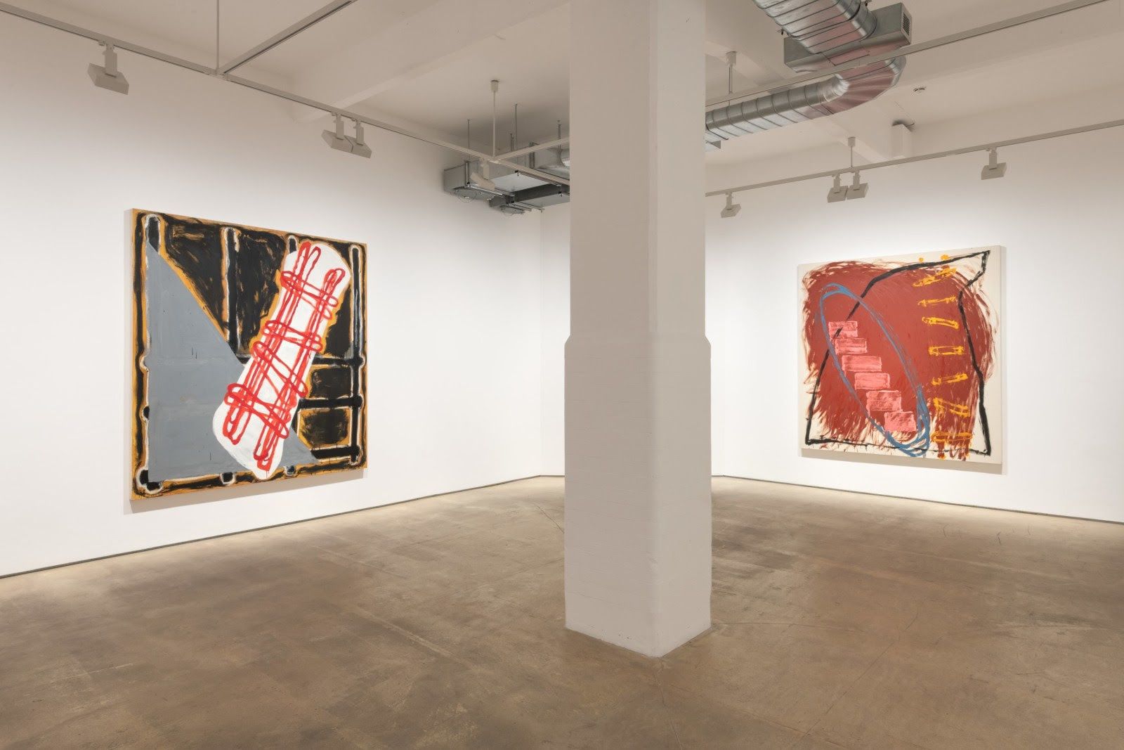 Basil Beattie, Recalling Echoes at Hales, photo 2
