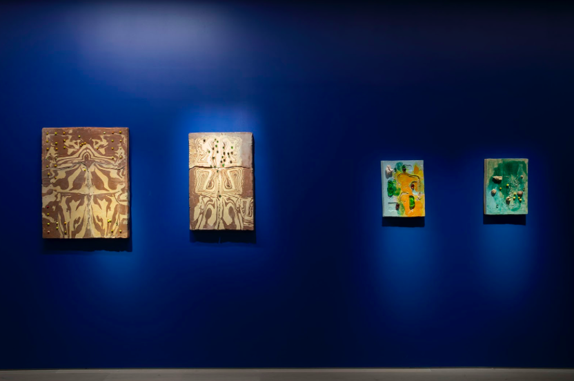 Johan Creten, Alfred Paintings at Perrotin, photo 7