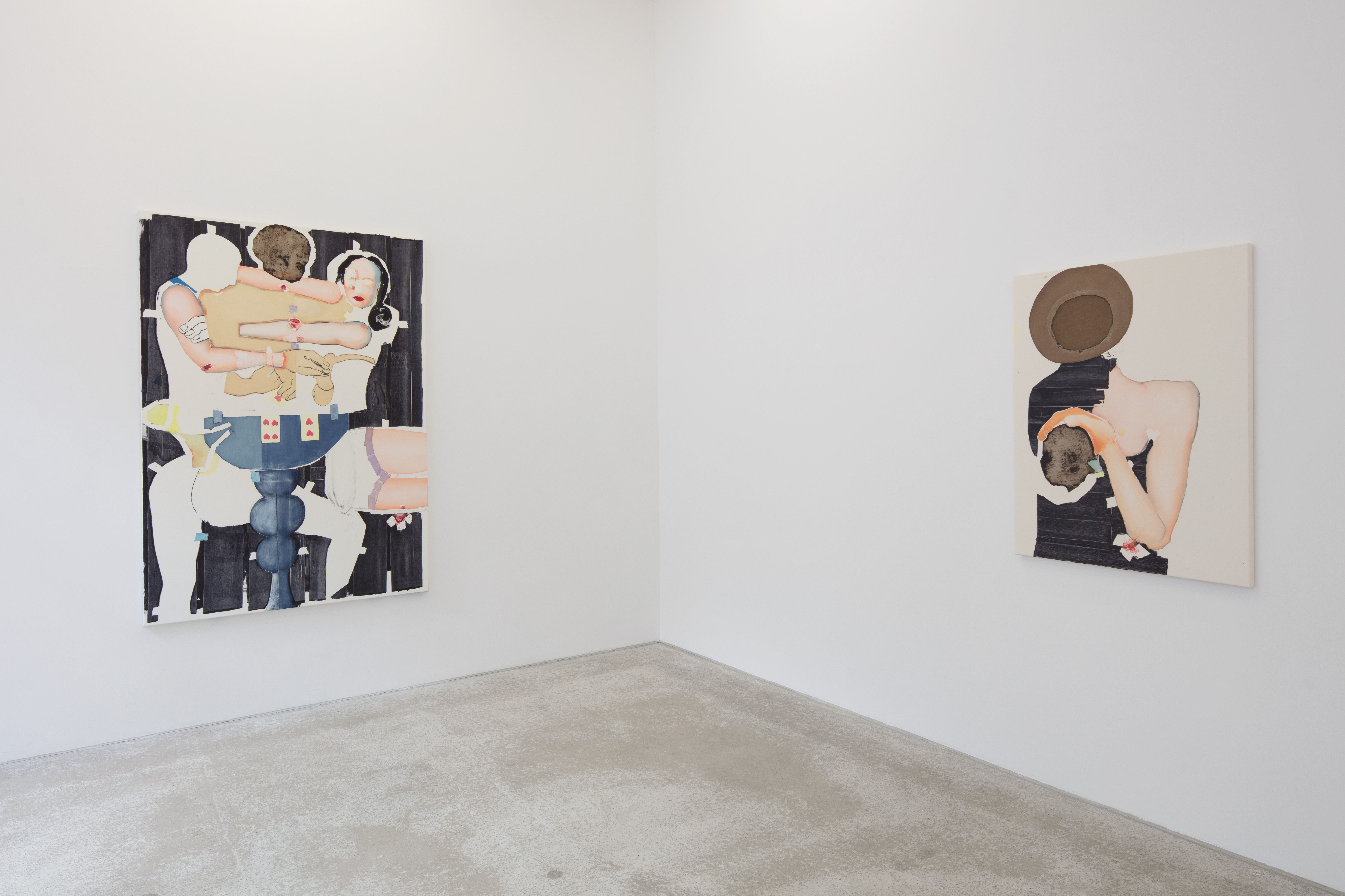 Magnus Plessen, Stencil and Fragment at Daniel Marzona, photo 2