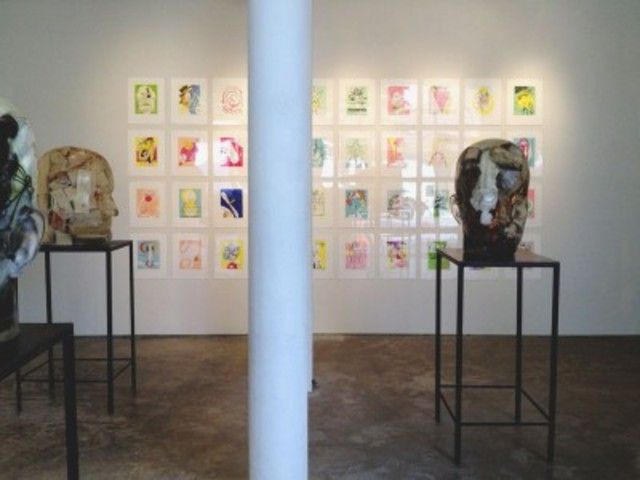 Louise Bourgeois, Bruce Nauman, Sigmar Polke, Thomas Schütte, Richard Dupont, Procedural Portraiture at Carolina Nitsch Project Room, photo 2