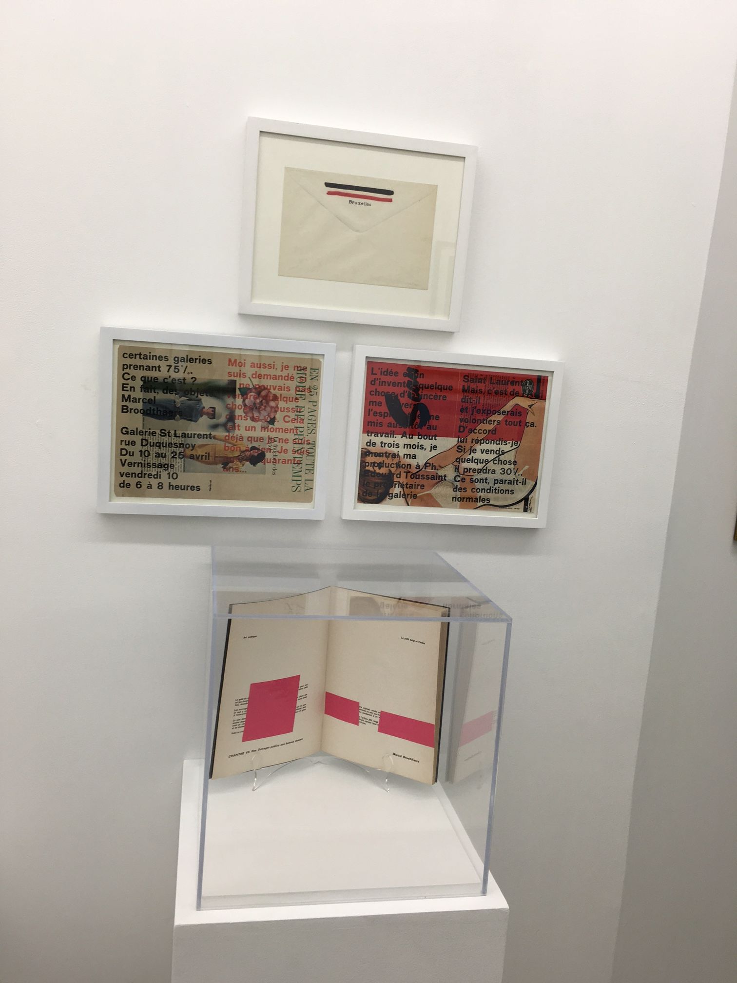 Marcel Broodthaers, Invitation to a Voyage at Alden Projects, photo 2