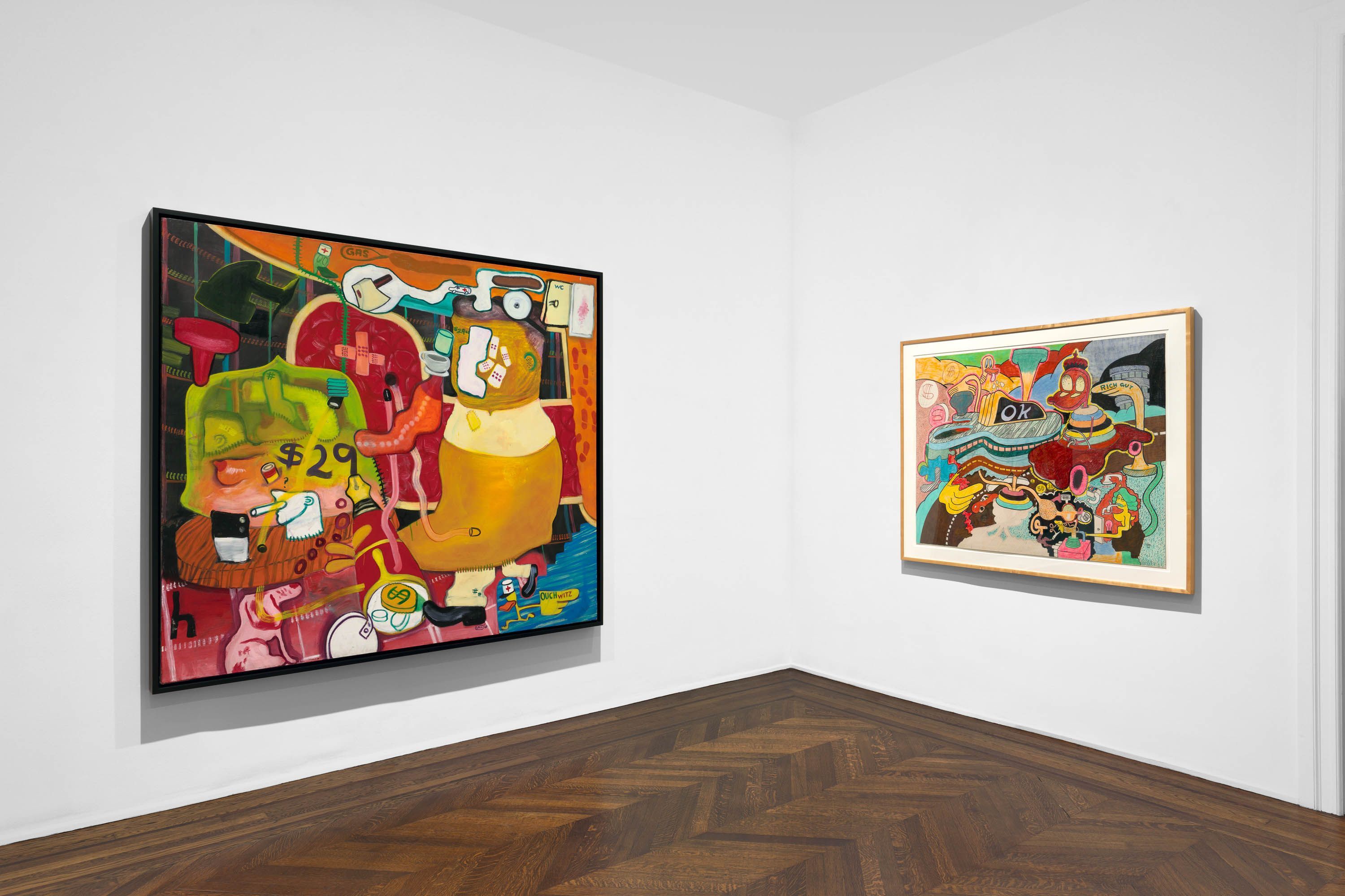 Peter Saul, Murder in the Kitchen, Early Works at Michael Werner, photo 8