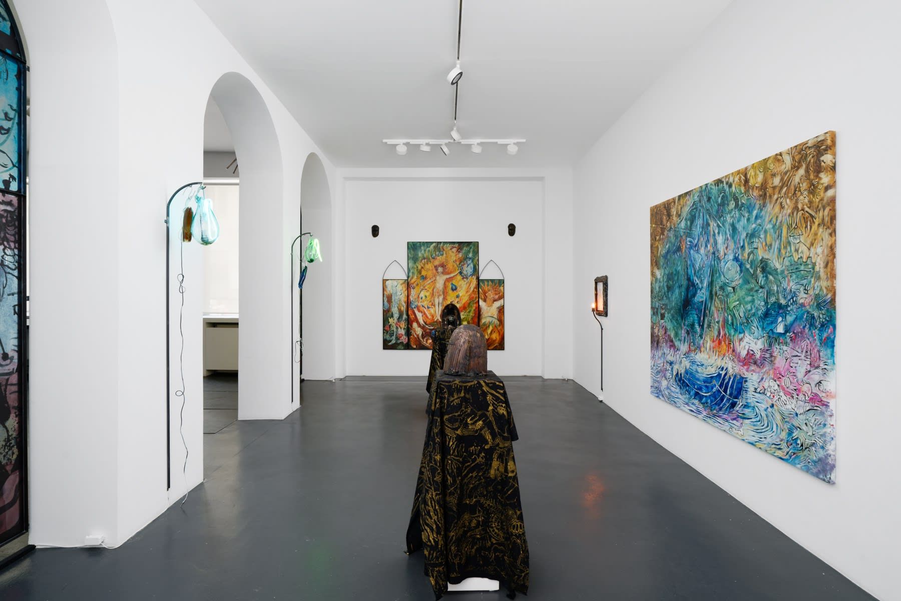 Joris Van de Moortel, Le Poids Du Ciel Illumine La Terre at Nathalie Obadia, photo 2
