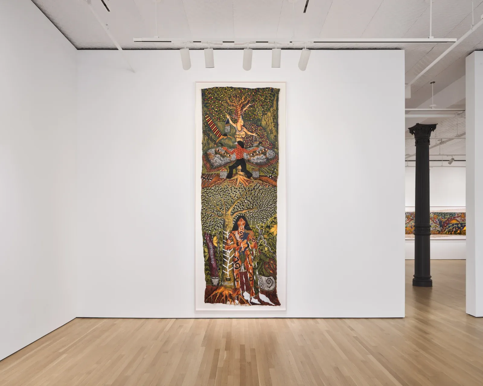 Santiago Yahuarcani, Flight of the White Heron Clan at Stephen Friedman, photo 8