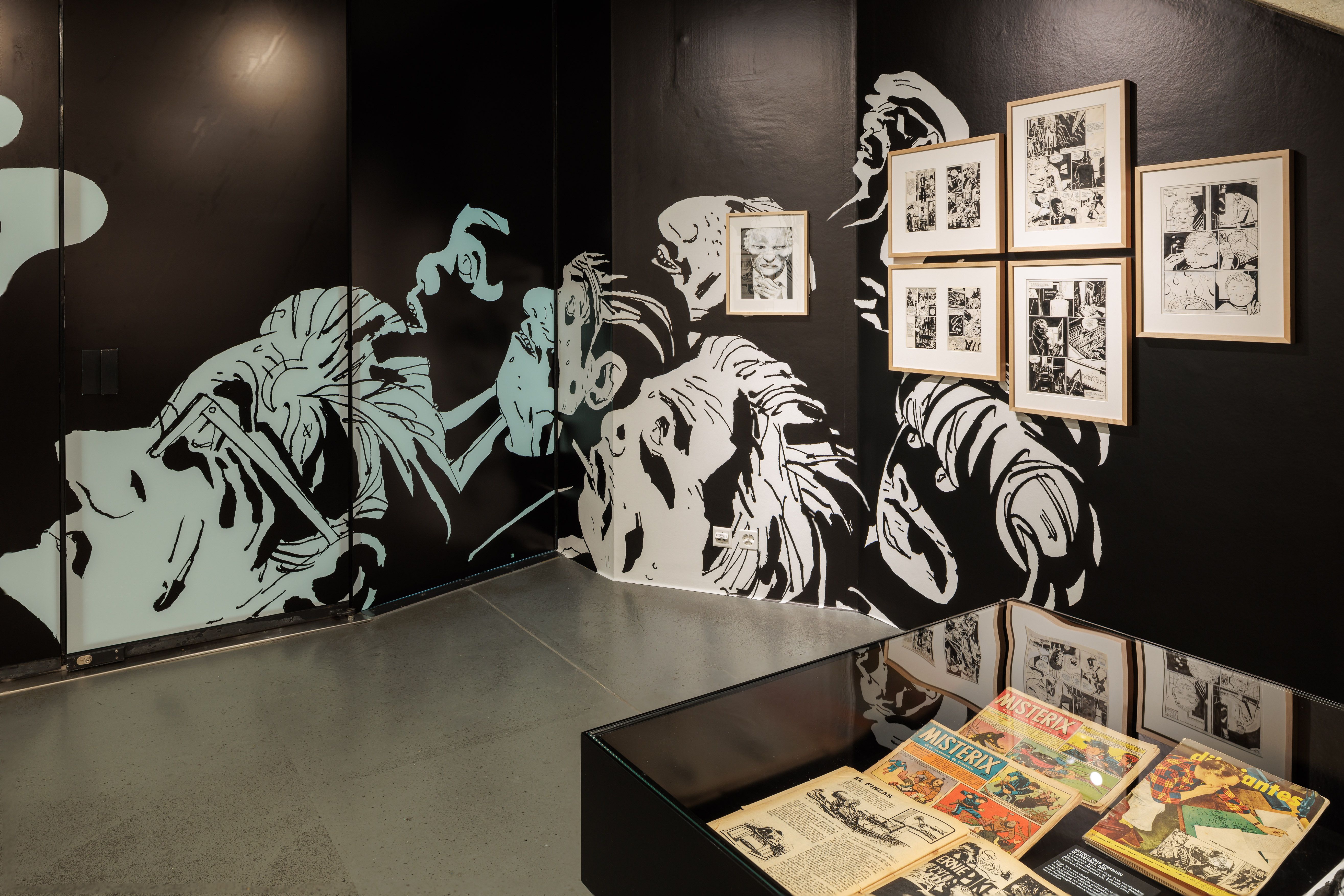 José Muñoz, Broken Voices at Cartoonmuseum Basel, photo 2