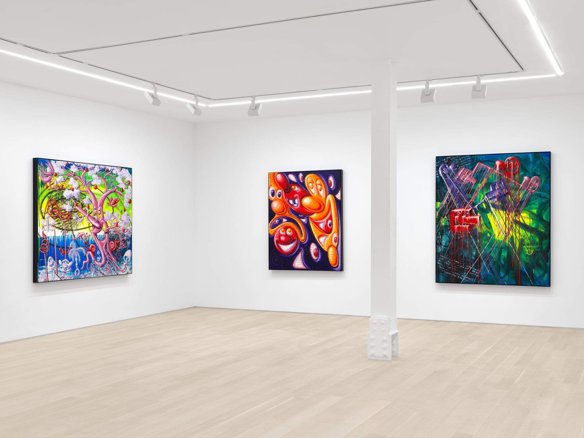 Kenny Scharf, Dystopian Painting at Almine Rech, photo 6