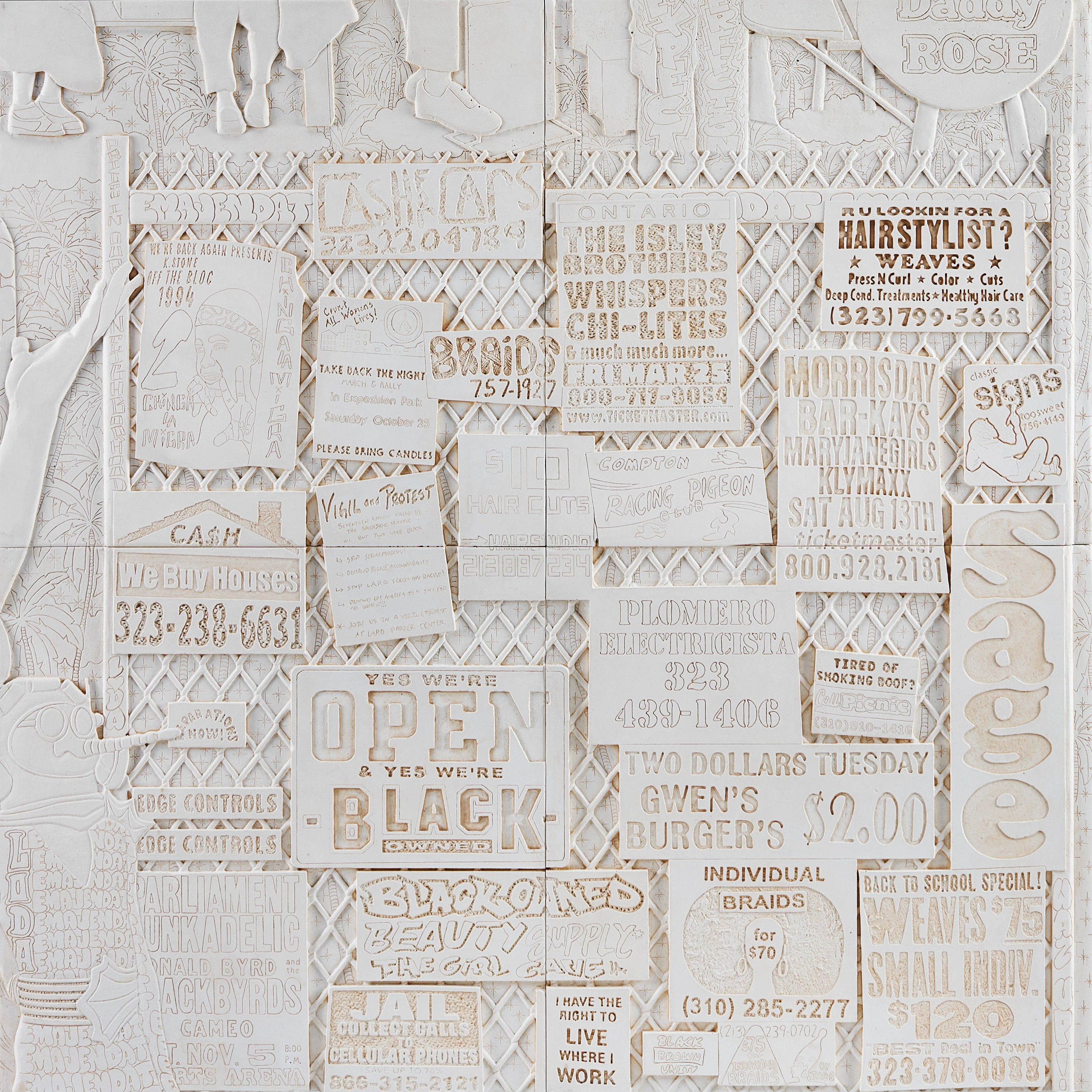 Lauren Halsey, Lauren Halsey at Gagosian, photo 2
