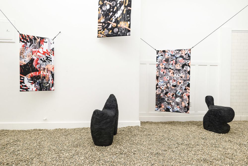 Lindsay Preston Zappas and John Zane Zappas, Some Posters and Chairs at Vacancy, photo 2
