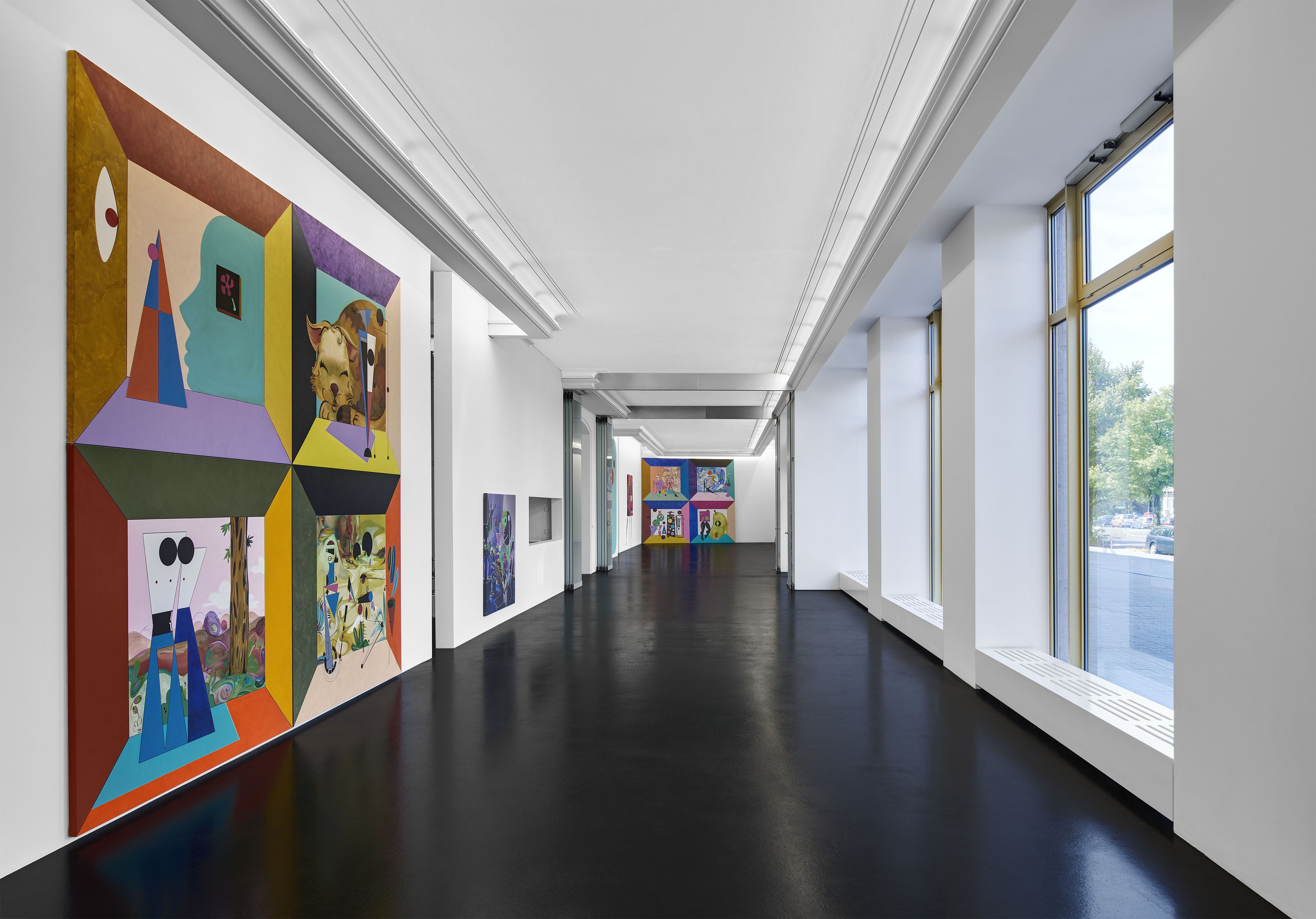 Ad Minoliti, Dollhouse at Peres Projects, photo 2