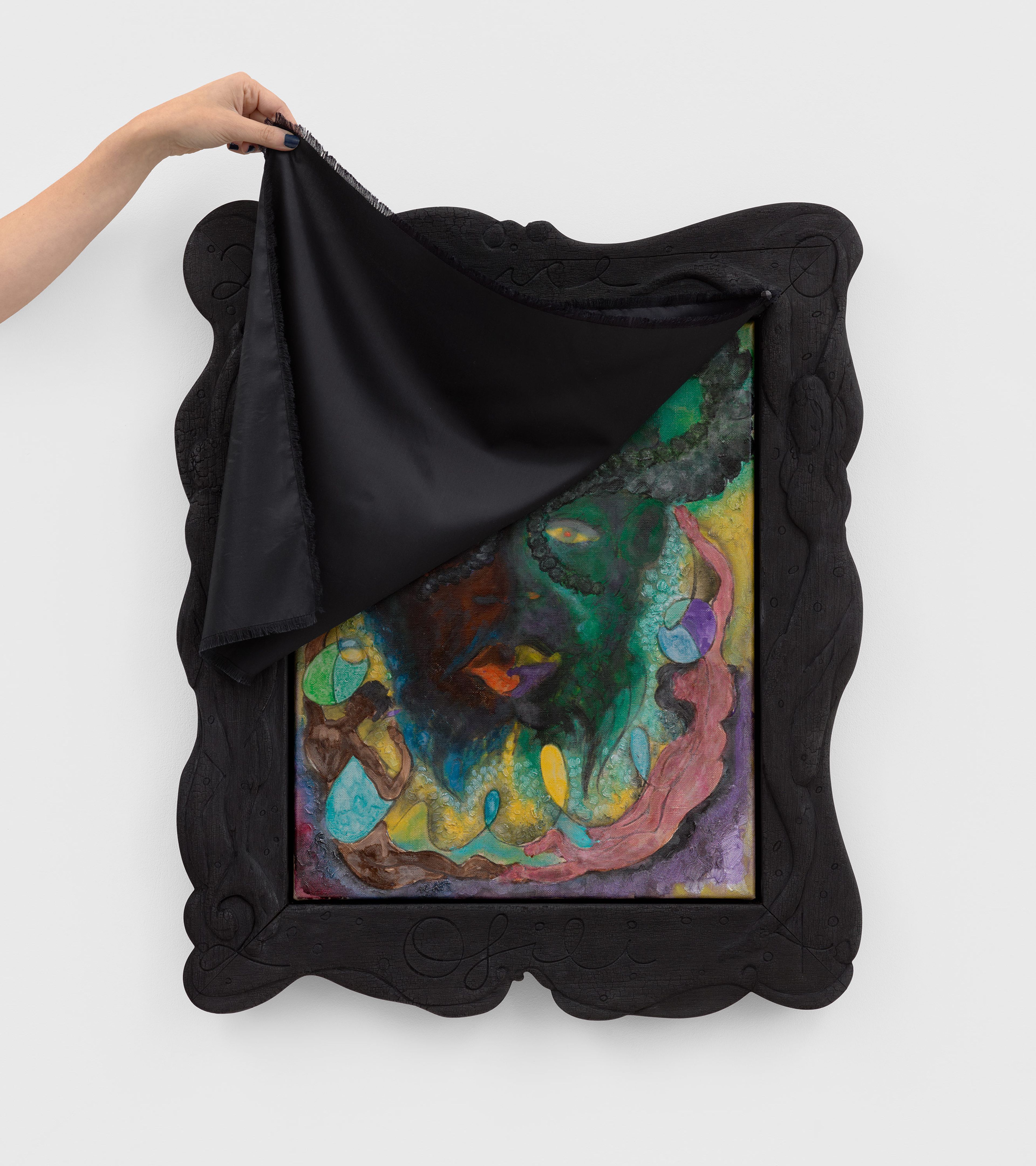 Chris Ofili, Joyful Sorrow at David Zwirner, photo 4