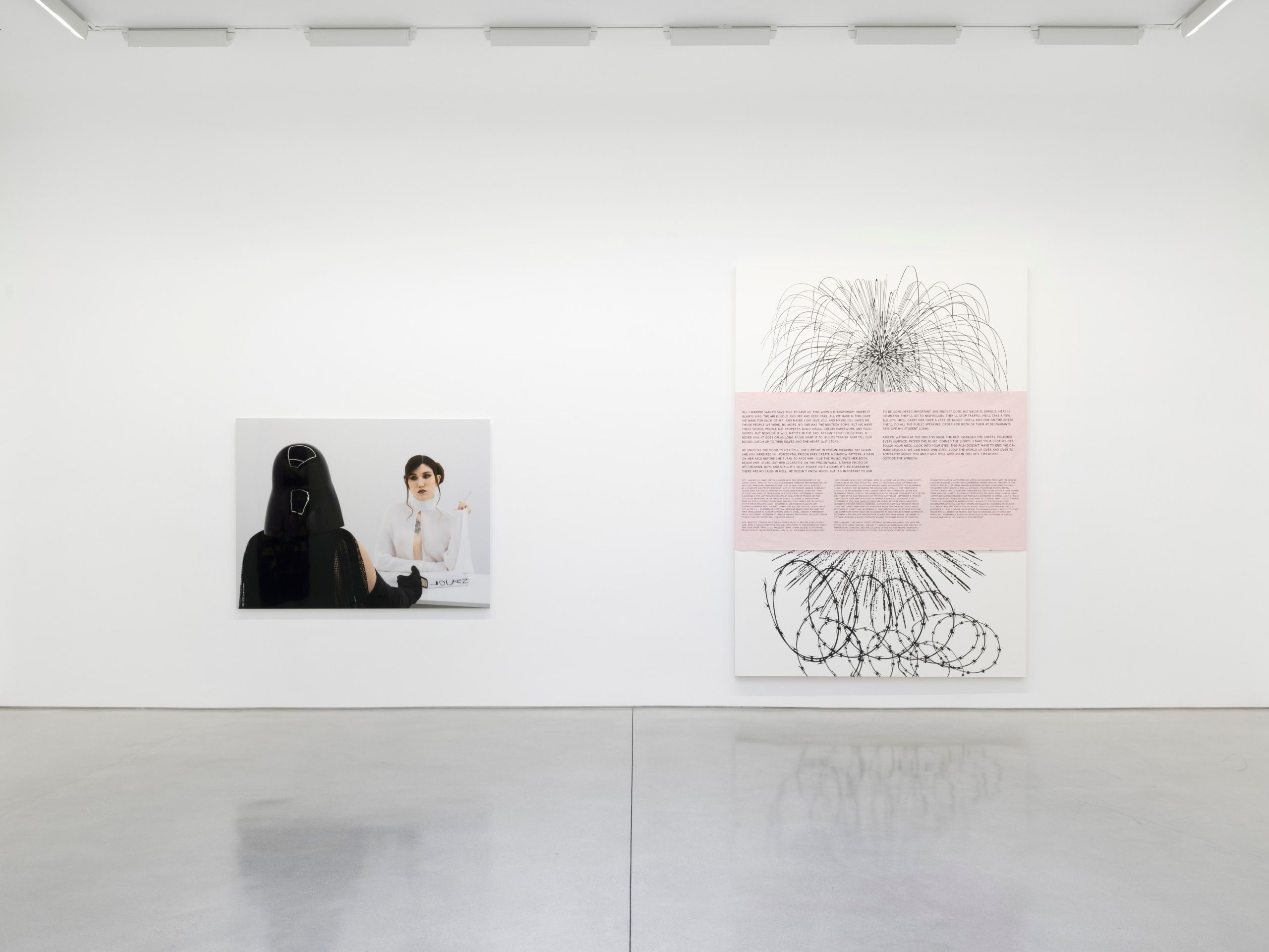 Matthew Brannon, Le Gant de Velours, Traversing the Fantasy, and the Thousand-Yard Stare (Disparate Subjects Happening Concurrently, 1977–1979) at David Kordansky Gallery, photo 4