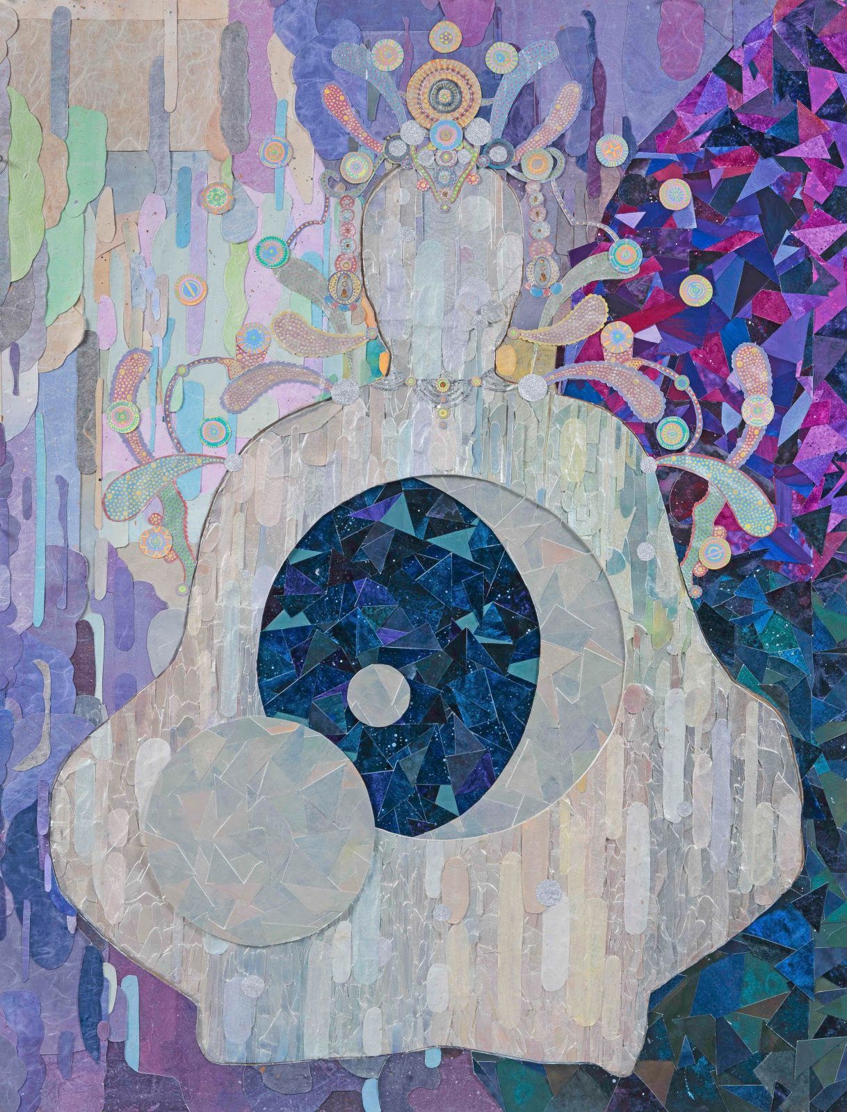 Saya Woolfalk, The Woods Woman Method at Susan Inglett, photo 2