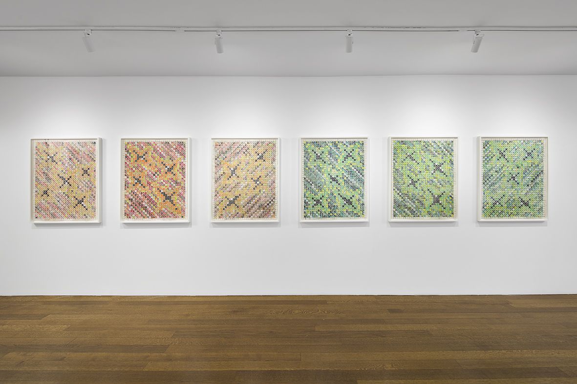 Ding Yi, Lightscapes at Timothy Taylor, photo 4