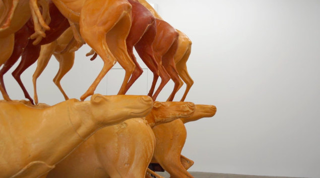 Bruce Nauman, Animal Pyramid at Gagosian, photo 3