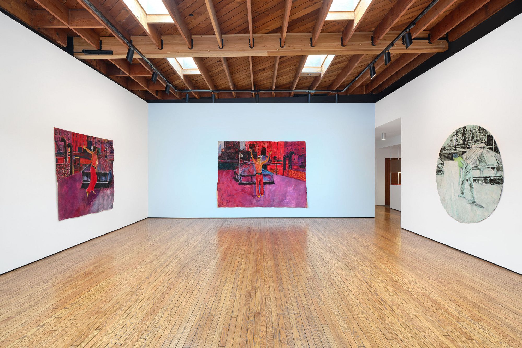 Gerald Jackson, The Rooftop Paintings at 255 Bowery at Parker Gallery, photo 2