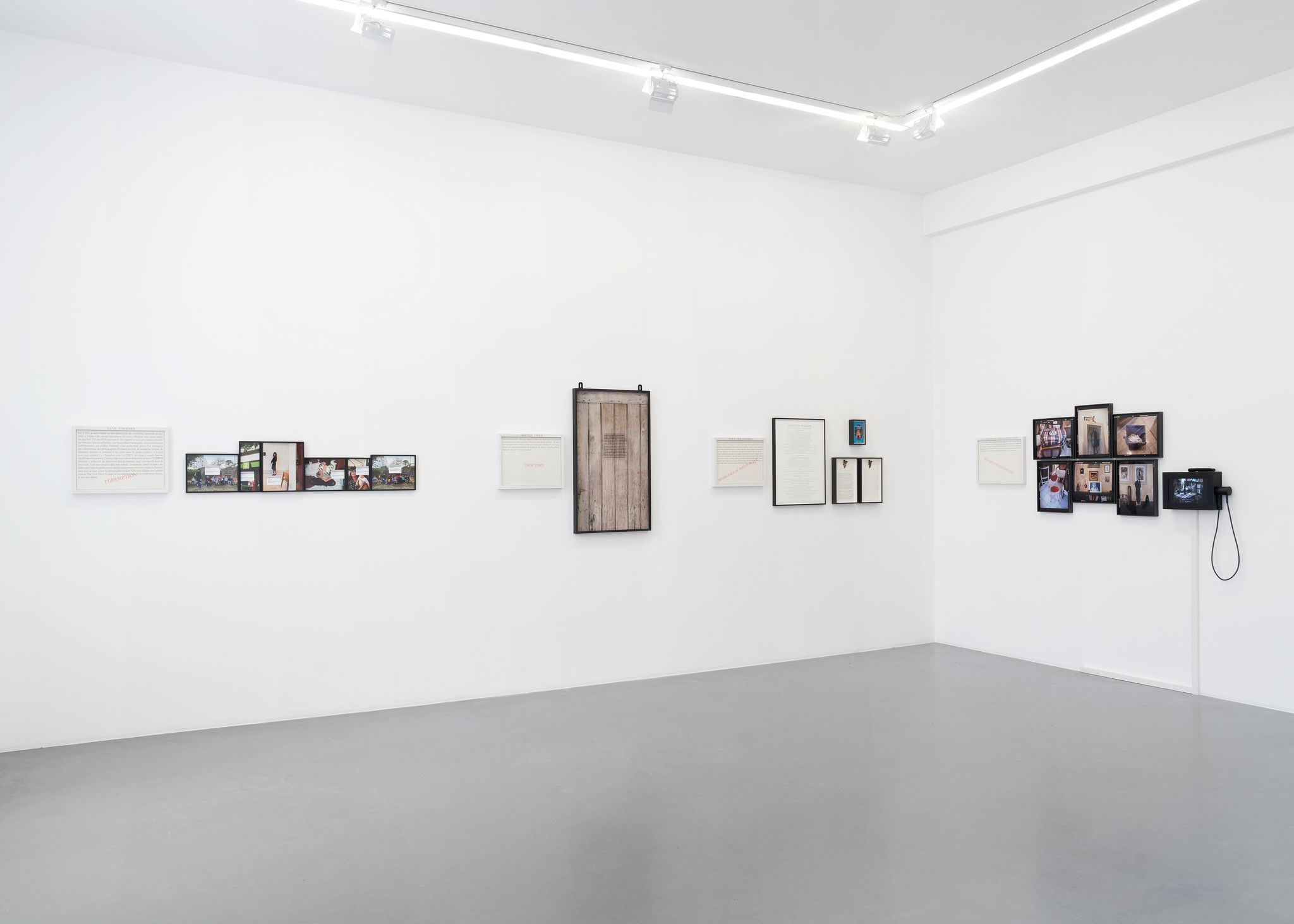 Sophie Calle, Séance de Rattrapage at Perrotin, photo 3