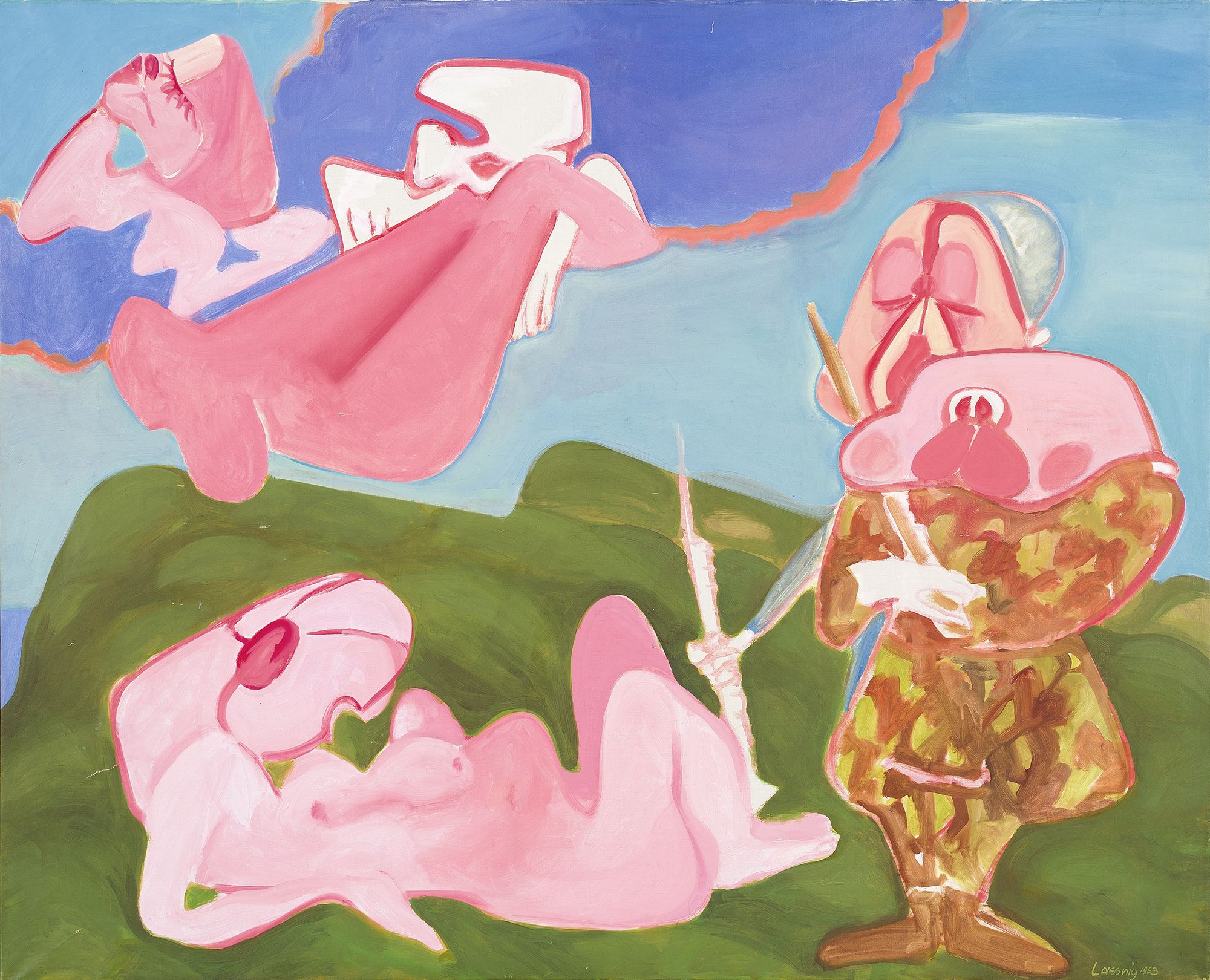 Maria Lassnig, The Paris Years, 1960–68 at Petzel, photo 2