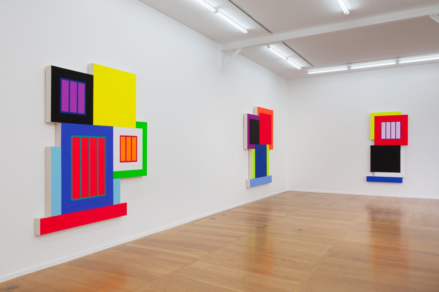Peter Halley, Recent Paintings at Xippas, photo 4